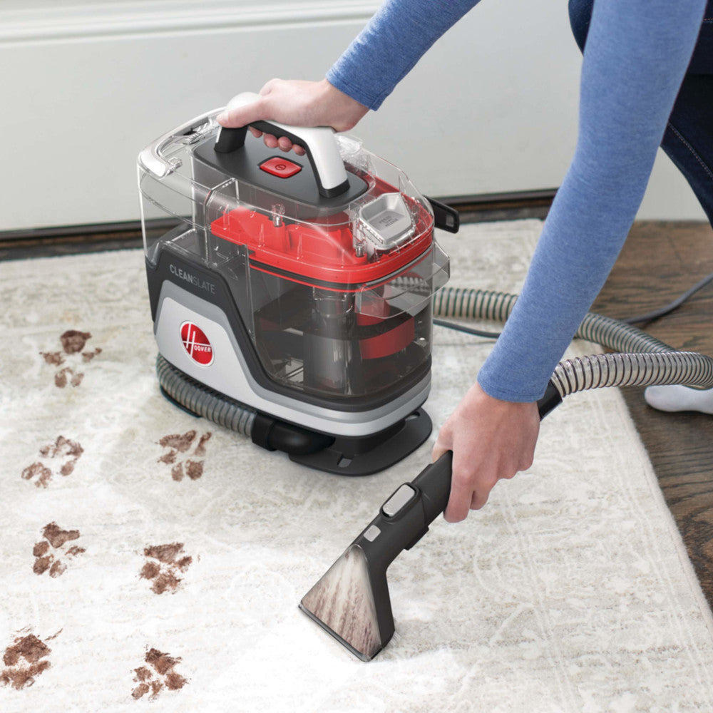 HOOVER FH14041CDI CleanSlate Pet Carpet & Upholstery Spot Deep Cleaner - Factory Serviced with Home Essentials Warranty | Perfect for Pet Hair Removal & Stain Cleaning on Carpets, Furniture