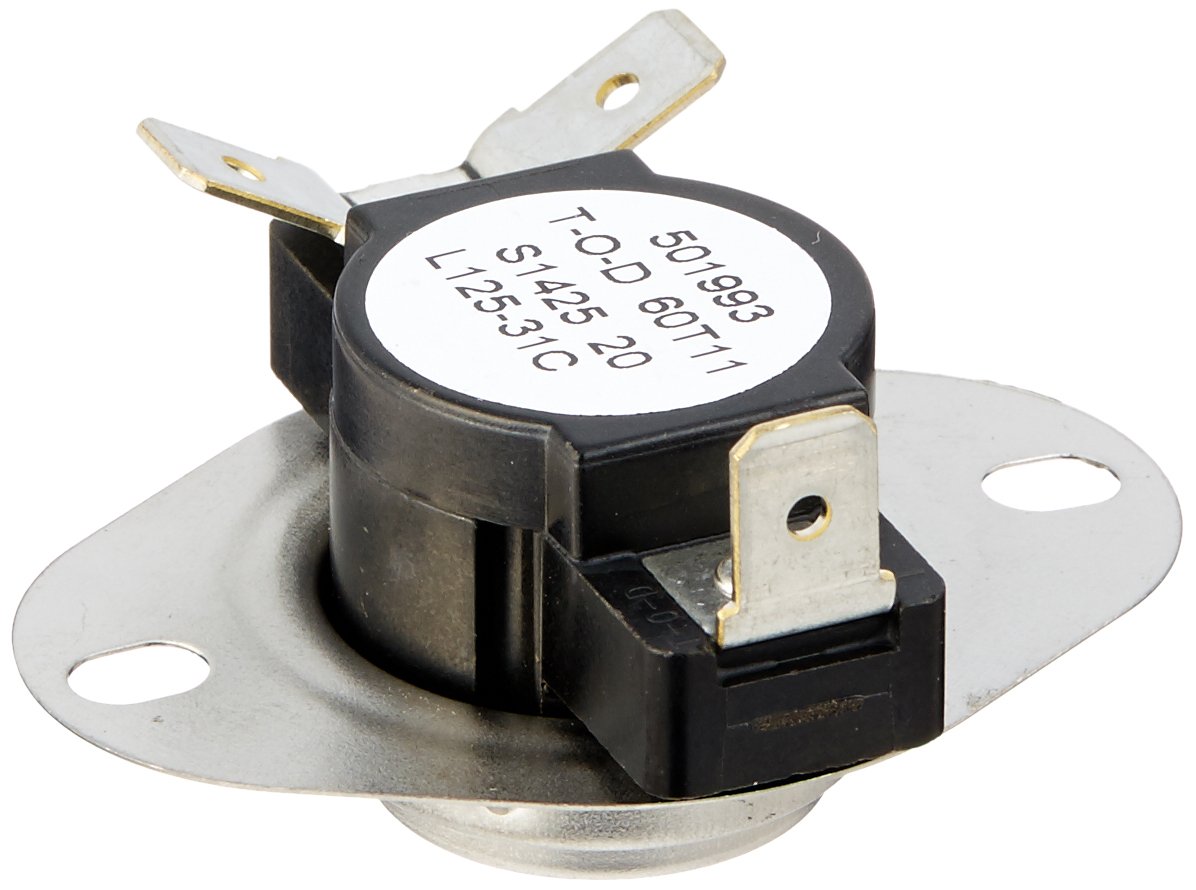 LG Electronics 6931EL3001F Dryer Thermostat Assembly Replacement Part - Compatible with LG Dryers - High Temperature Safety Switch - Perfect for Home Laundry Room Repairs & Maintenance