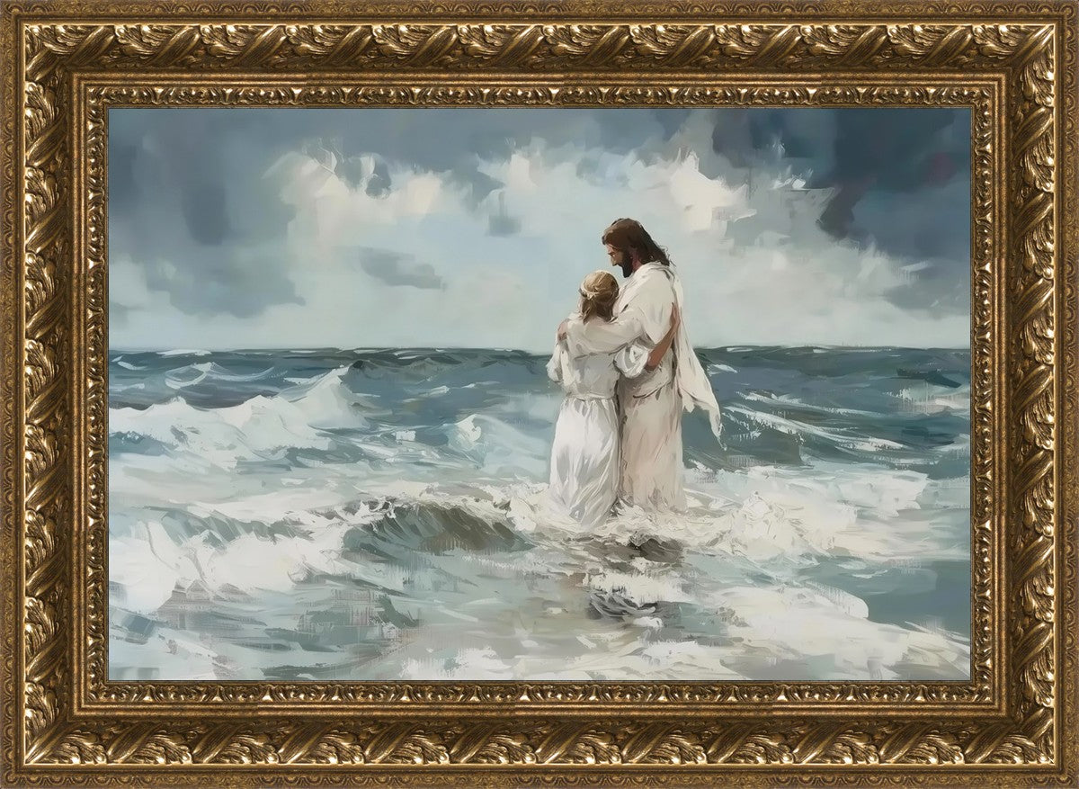 Be Still By Gabriel Heaton - Inspirational Christian Wall Art Decor for Home, Office & Church - Perfect for Prayer Rooms, Bedrooms & Gifts