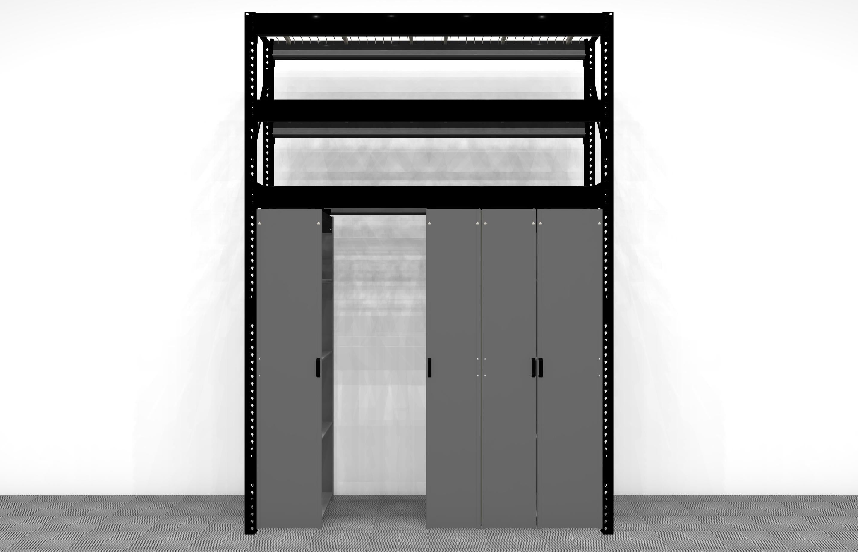 Levrack Heavy Duty Storage Shelving Units - Durable Metal Shelves for Garage, Warehouse & Home Organization
