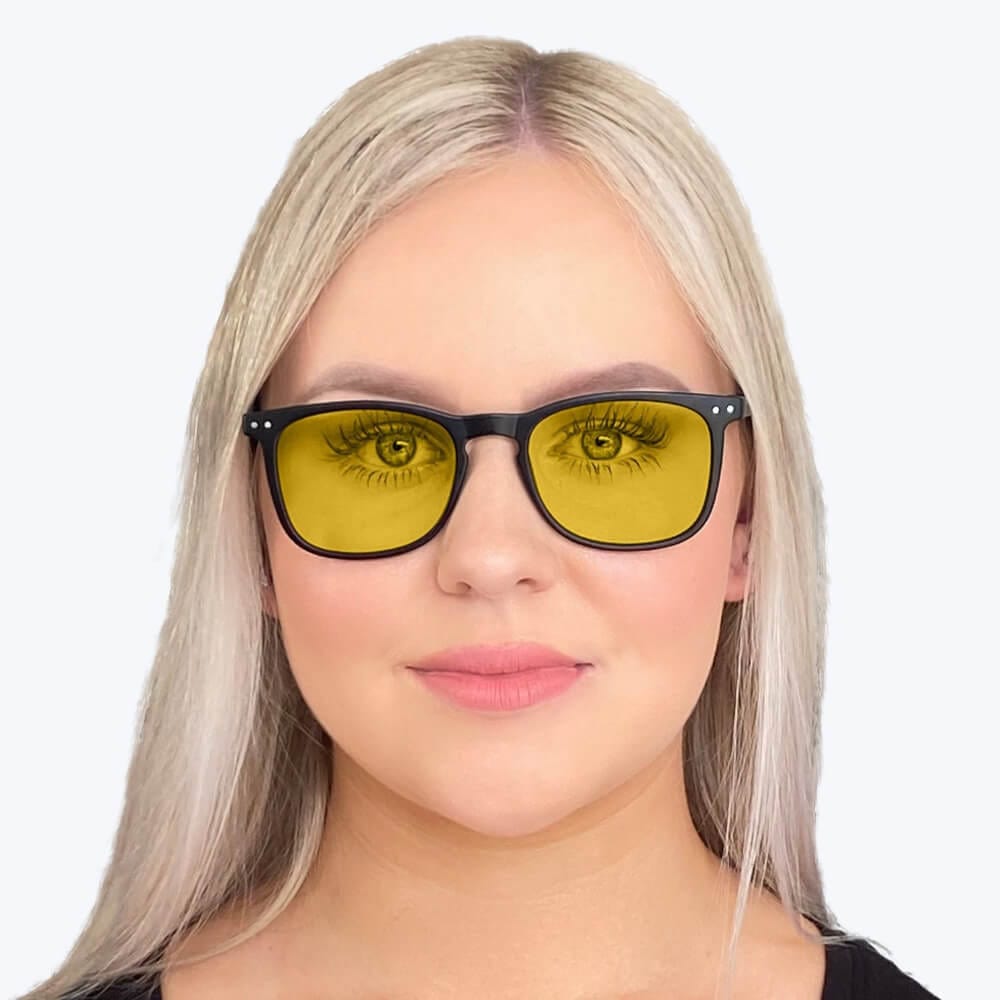DayMax Taylor Glasses - Classic Black Frame Eyeglasses for Men & Women | Perfect for Reading, Driving & Everyday Use