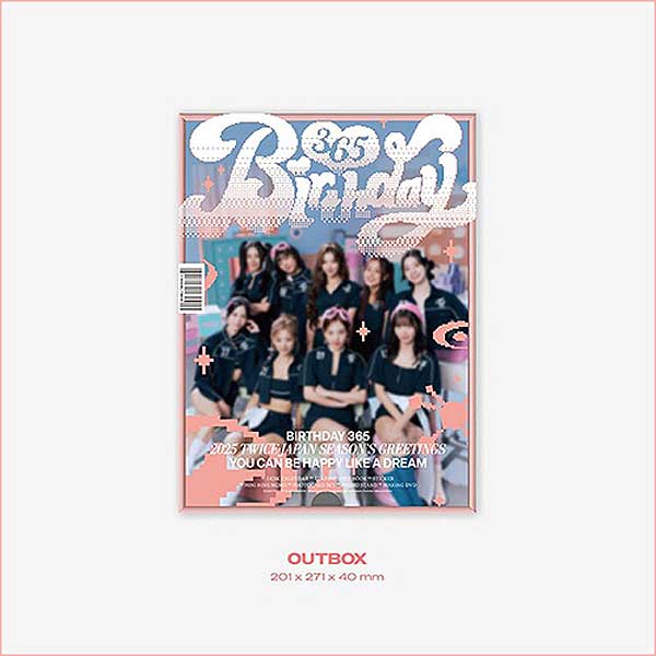 TWICE Japan 2025 Season's Greetings Birthday365 K-Pop Merchandise - Perfect for K-Pop Fans, Collectors, and Gift Giving Occasions