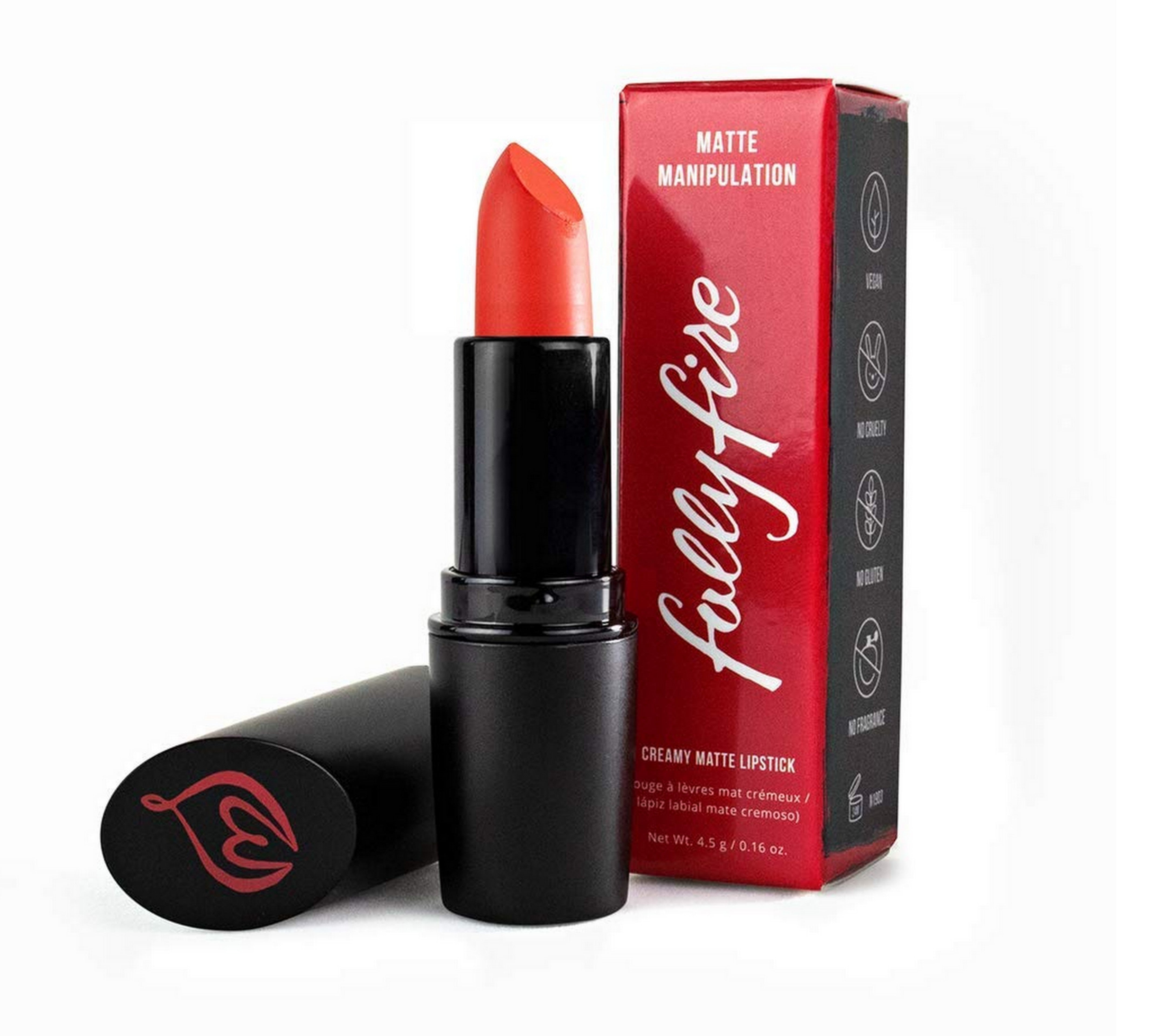 Folly Fire Matte Manipulation Creamy Matte Lipstick 0.16 oz - Long Lasting, Highly Pigmented, Vegan & Cruelty Free (Lovers Are Yesterday) - Perfect for Date Night, Parties & Everyday Wear