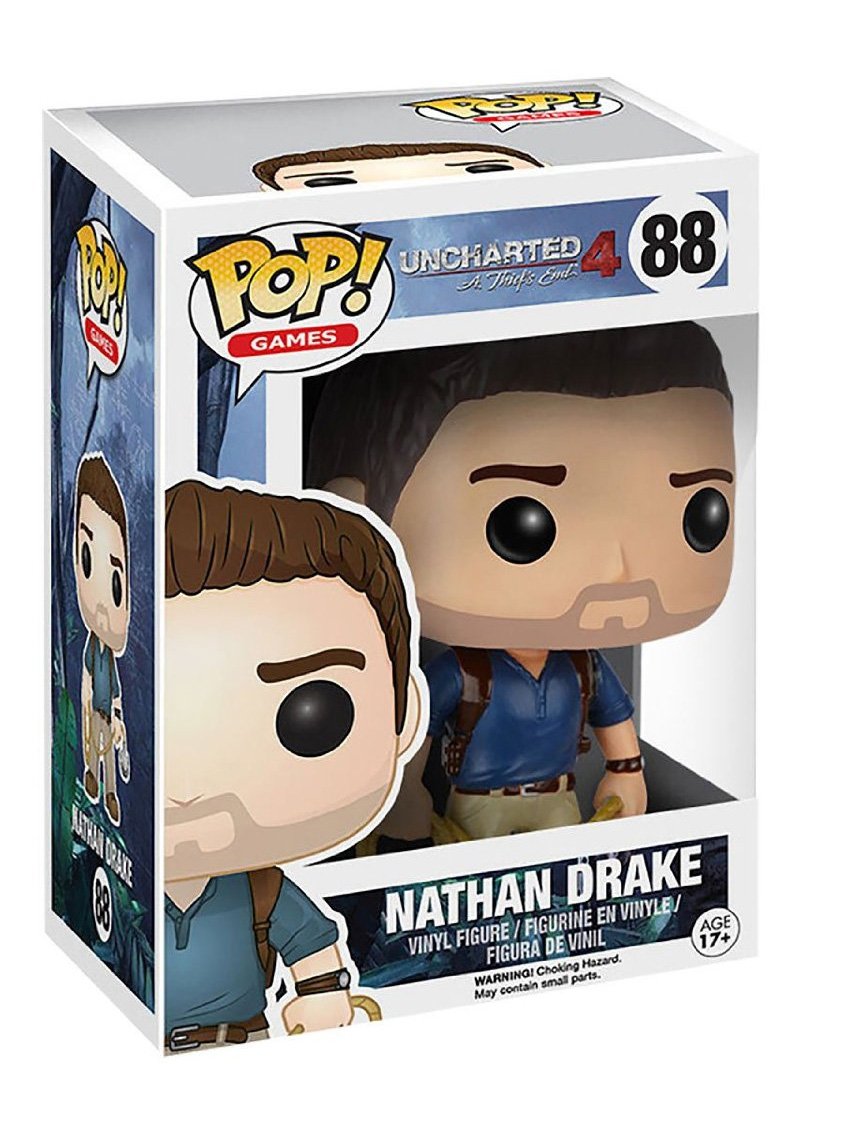 Funko POP Games: Uncharted Nathan Drake Collectible Vinyl Figure - Perfect for Gamers, Movie Fans & Collectors - Great for Display, Gifts & Themed Decor