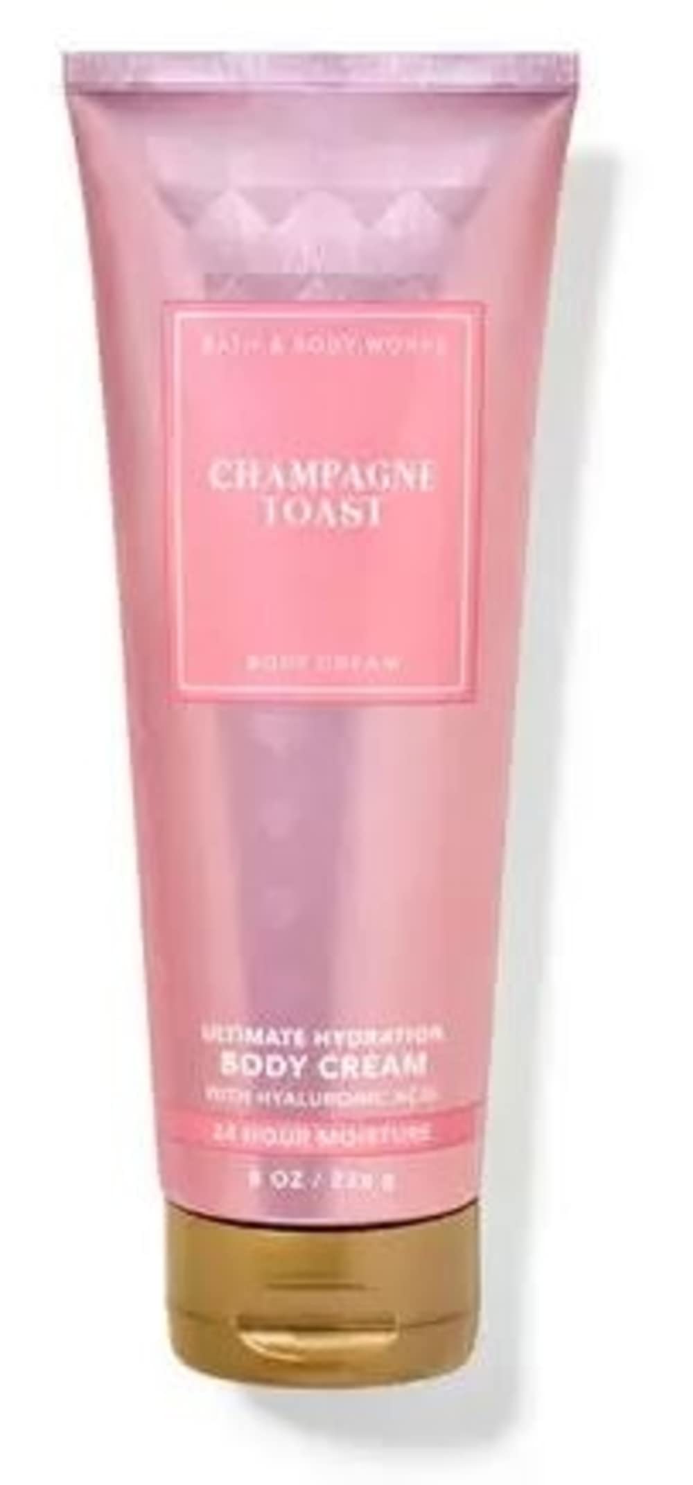 Bath and Body Works Gift Set of 2 - 8 oz Champagne Toast Body Creams | Moisturizing Lotion for Dry Skin | Perfect for Holidays, Birthdays & Self-Care Gifts