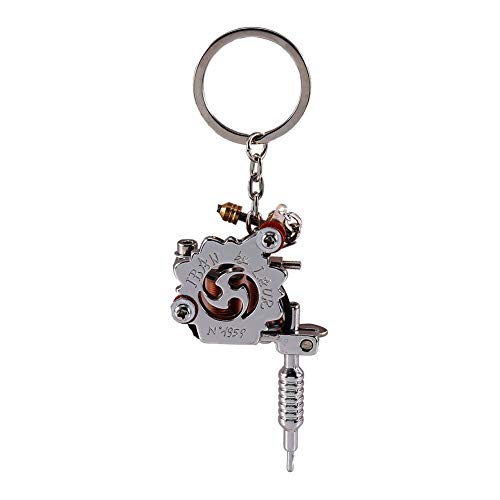 Mini Tattoo Gun Pendant Keychain - Portable Tattoo Machine Kit for Tattoo Artists & Beginners | Perfect for Travel, Home Practice & Professional Tattooing
