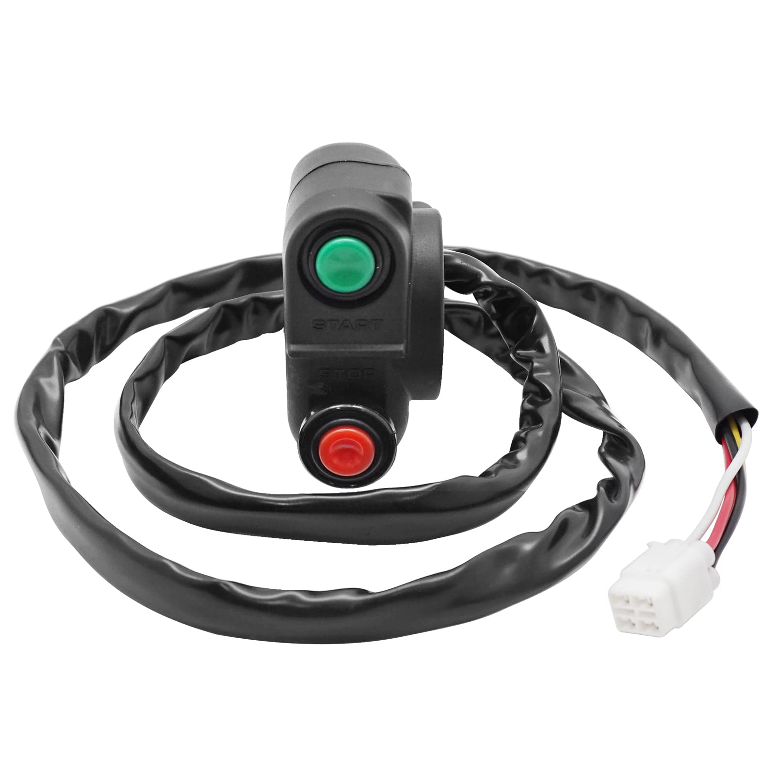 Kawasaki JT900 JT1100 JT1200 JT1500 Start Stop Switch & Safety Tether Lanyard - Compatible with 900STX, 900STS, 1100STX, 1200STX-R, STX-12F, STX-15F, Ultra 250X/260X/260LX/LX, STX160 - Perfect for Jet Ski Safety and Emergency Shutoff