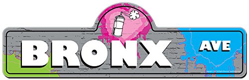 Bronx Street Sign - Indoor & Outdoor Decorative Metal Sign for Home, Garage, Living Room, Bedroom & Office - Funny Personalized Gift Idea - Perfect for NYC Themed Parties, Man Cave Decor & Urban Style Gifts