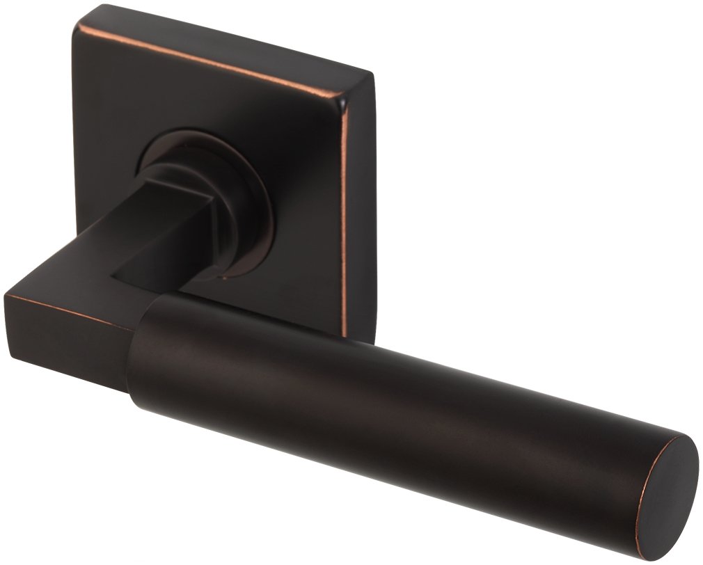 SE221L472-10B SE Rosette Tubular Privacy Latch Set with Aurora Lever - 2-3/4