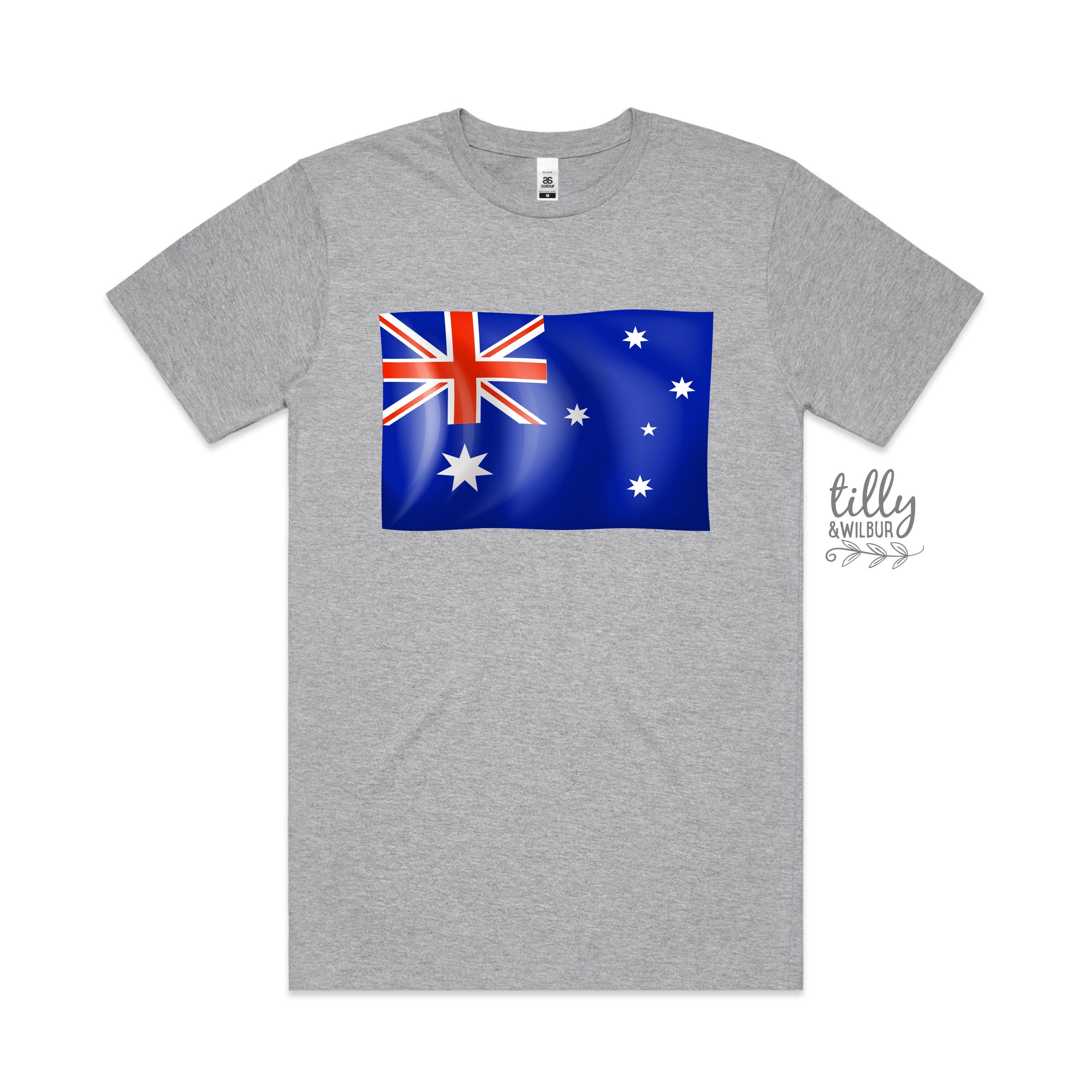Australia Day T-Shirt - Patriotic Aussie Flag Design - Comfortable Cotton Tee for Men & Women - Perfect for Celebrations, Parties & National Pride