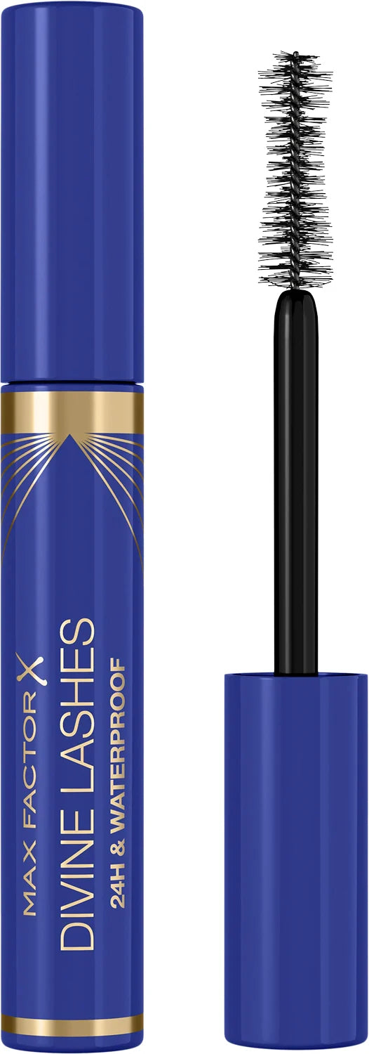 Max Factor Divine Lashes Waterproof Mascara - Volumizing & Lengthening for All-Day Wear | Perfect for Weddings, Swimming & Special Occasions