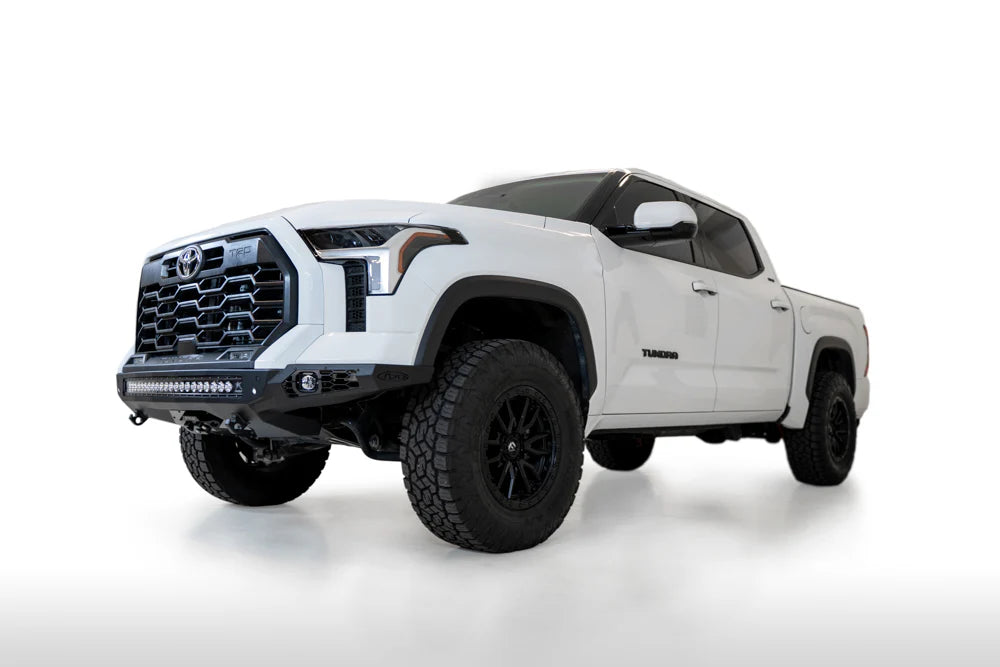 2022+ Toyota Tundra Stealth Fighter Winch Front Bumper - Heavy Duty Off-Road Bumper for Truck Protection & Recovery | Perfect for Off-Roading, Overlanding & Truck Customization