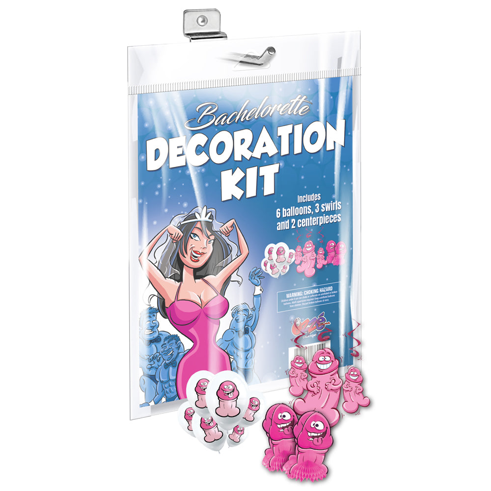 Bachelorette Party Decoration Kit with Balloons, Swirls & Centerpieces - Perfect for Bridal Showers, Girls Night Out & Wedding Celebrations