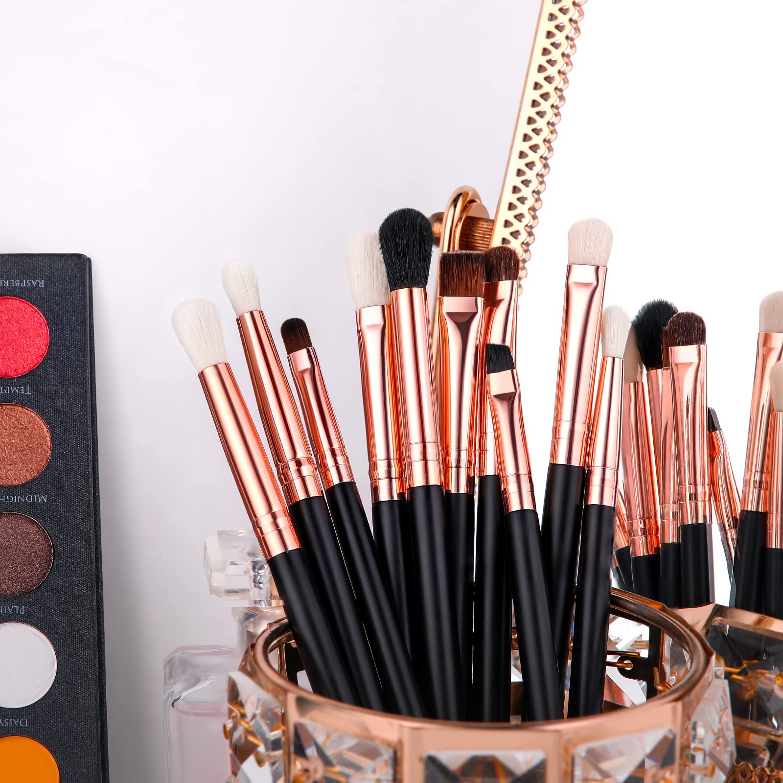 Professional Eye Makeup Brushes Set - 12 Piece Eyeshadow, Concealer & Blending Brush Kit for Perfect Eye Makeup Application | Ideal for Daily Use, Travel & Professional Makeup Artists