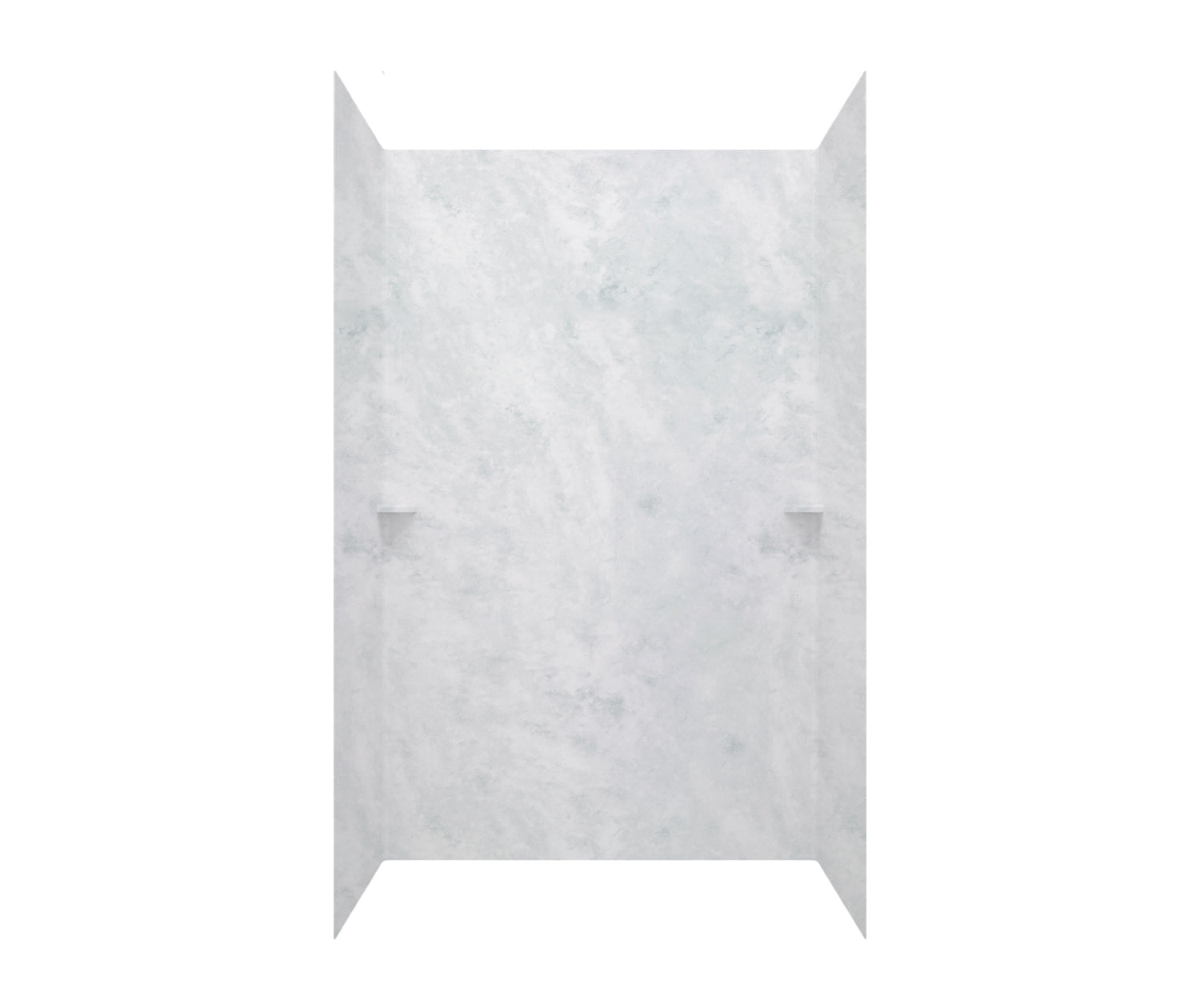 36x48x96 Swanstone Solid Surface Shower Wall Kit - Waterproof & Mold-Resistant Bathroom Remodeling Solution for Modern Homes & Commercial Spaces