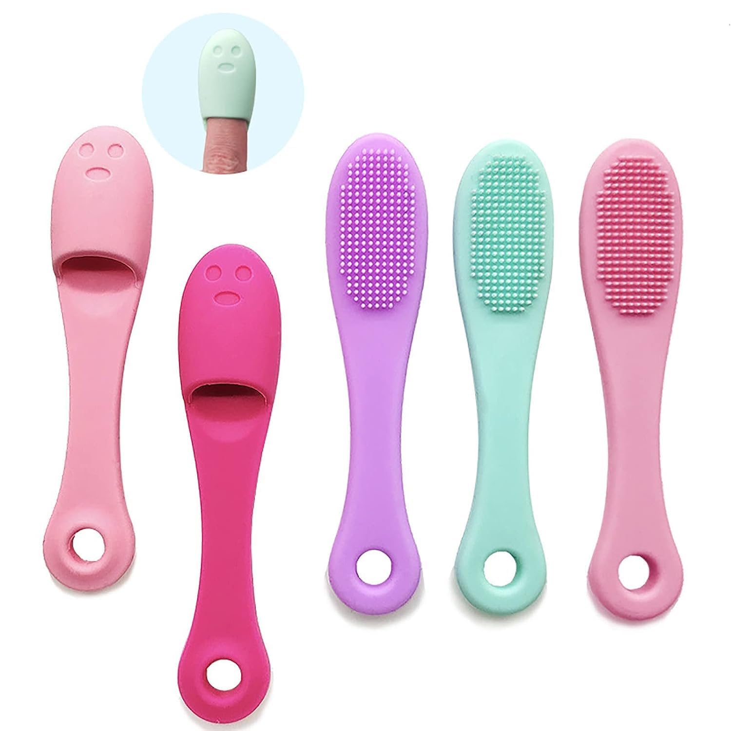 Tinkpin® 2-Pack Silicone Face Scrubber & Cleansing Brush - Gentle Exfoliator for Blackhead Removal, Deep Pore Cleansing & Facial Massage - Perfect for Daily Skincare Routine & Spa Treatments