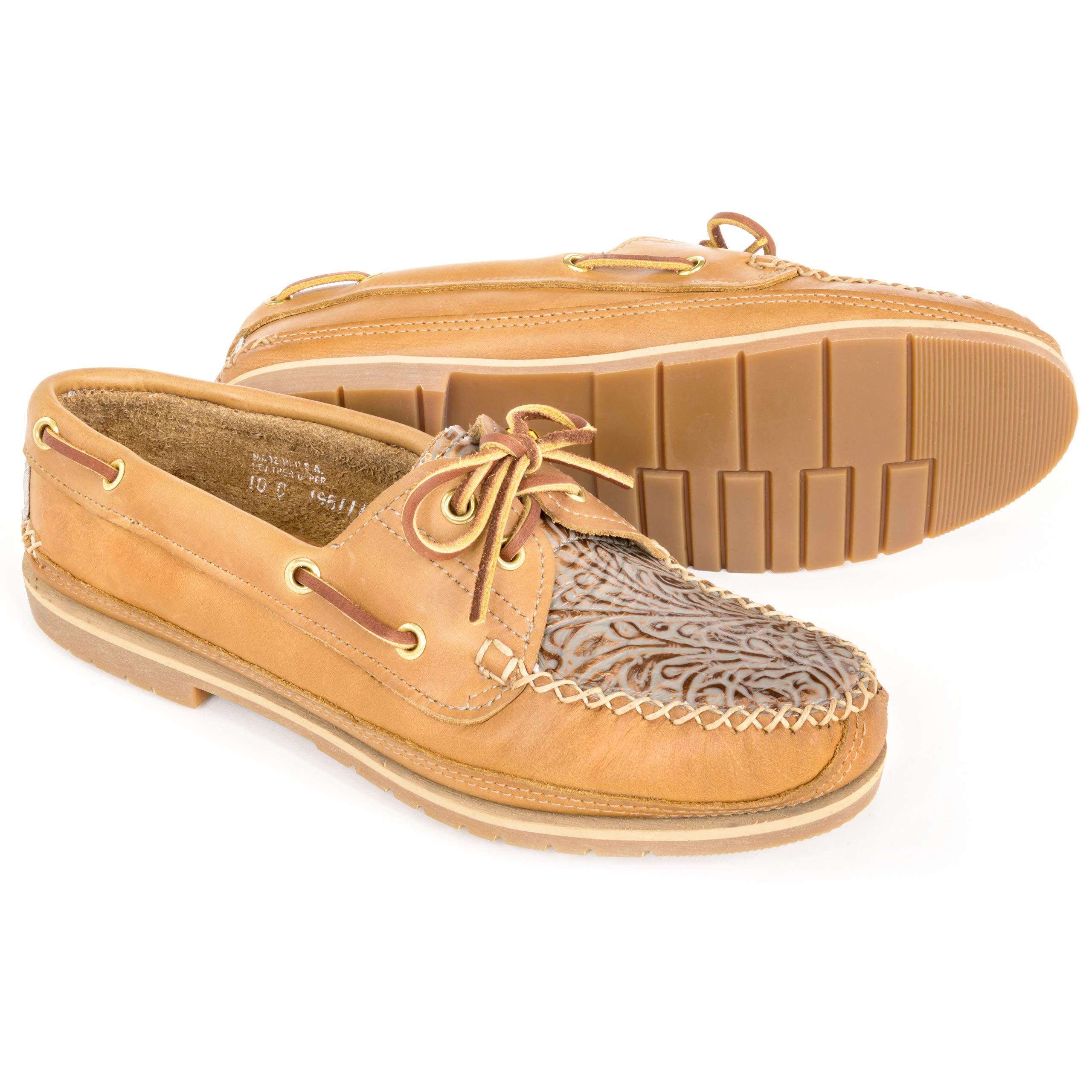 Women's Classic Copper Boat Shoes - Comfortable & Stylish Deck Shoes for Sailing, Boating, and Casual Wear