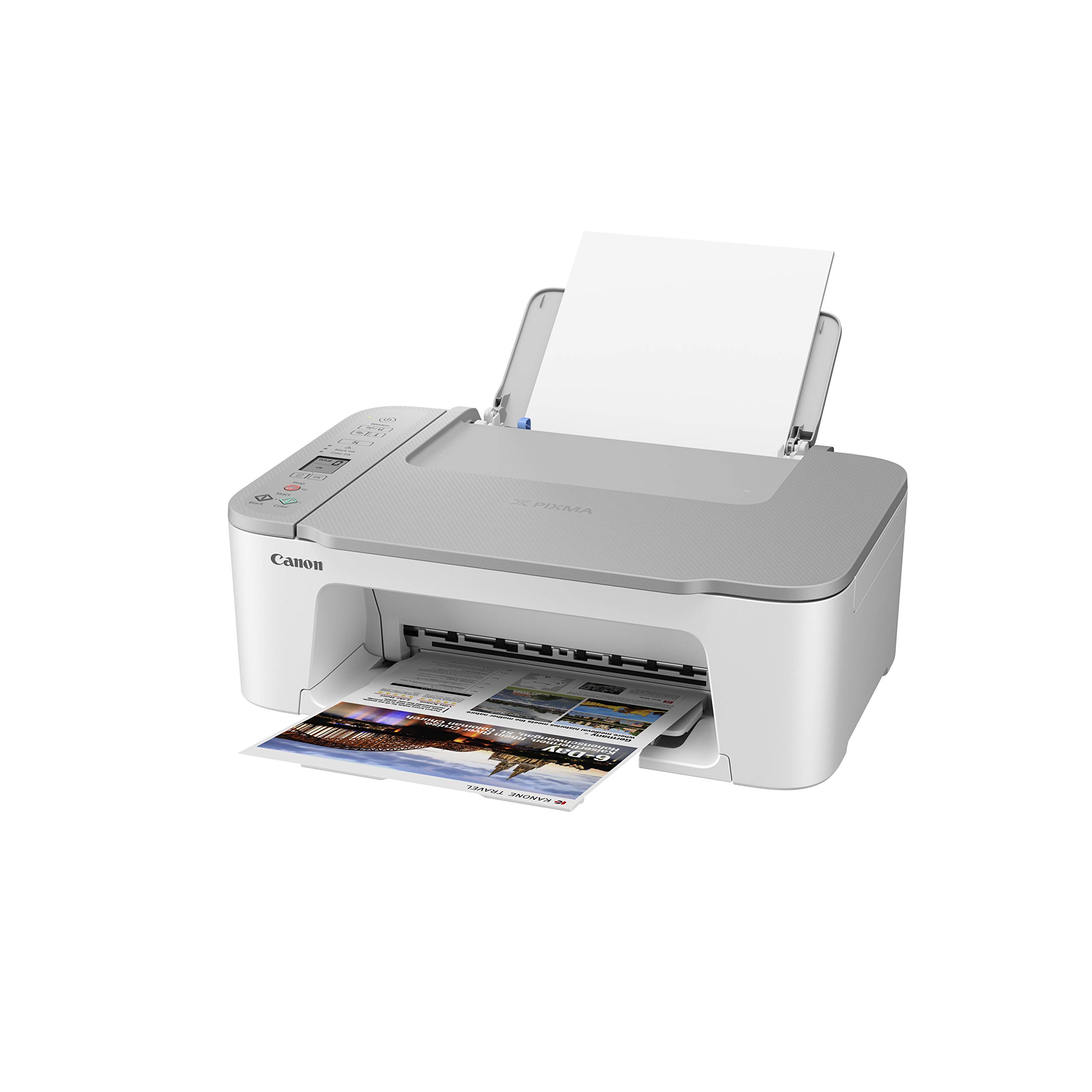 Canon PIXMA TS3420 Wireless All-in-One Inkjet Printer with Mobile Printing - White | Perfect for Home Office, School Projects & Photo Printing