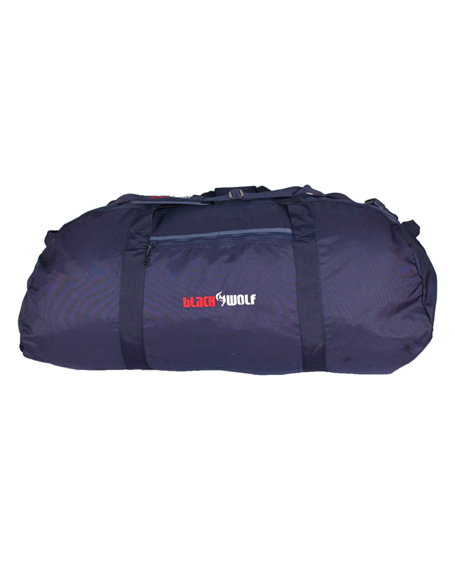Black Wolf DufflePack 150 - Packable Travel Duffle Bag in Eclipse Navy - Perfect for Gym, Weekend Trips & Outdoor Adventures