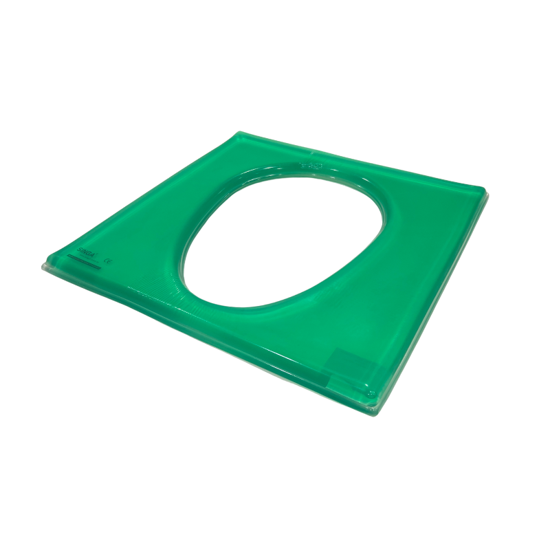 Orthopedic Cooling Gel Commode Cushion for Toilet Seat - Pressure Relief & Comfort for Elderly, Post-Surgery & Hemorrhoid Pain - Home & Hospital Use