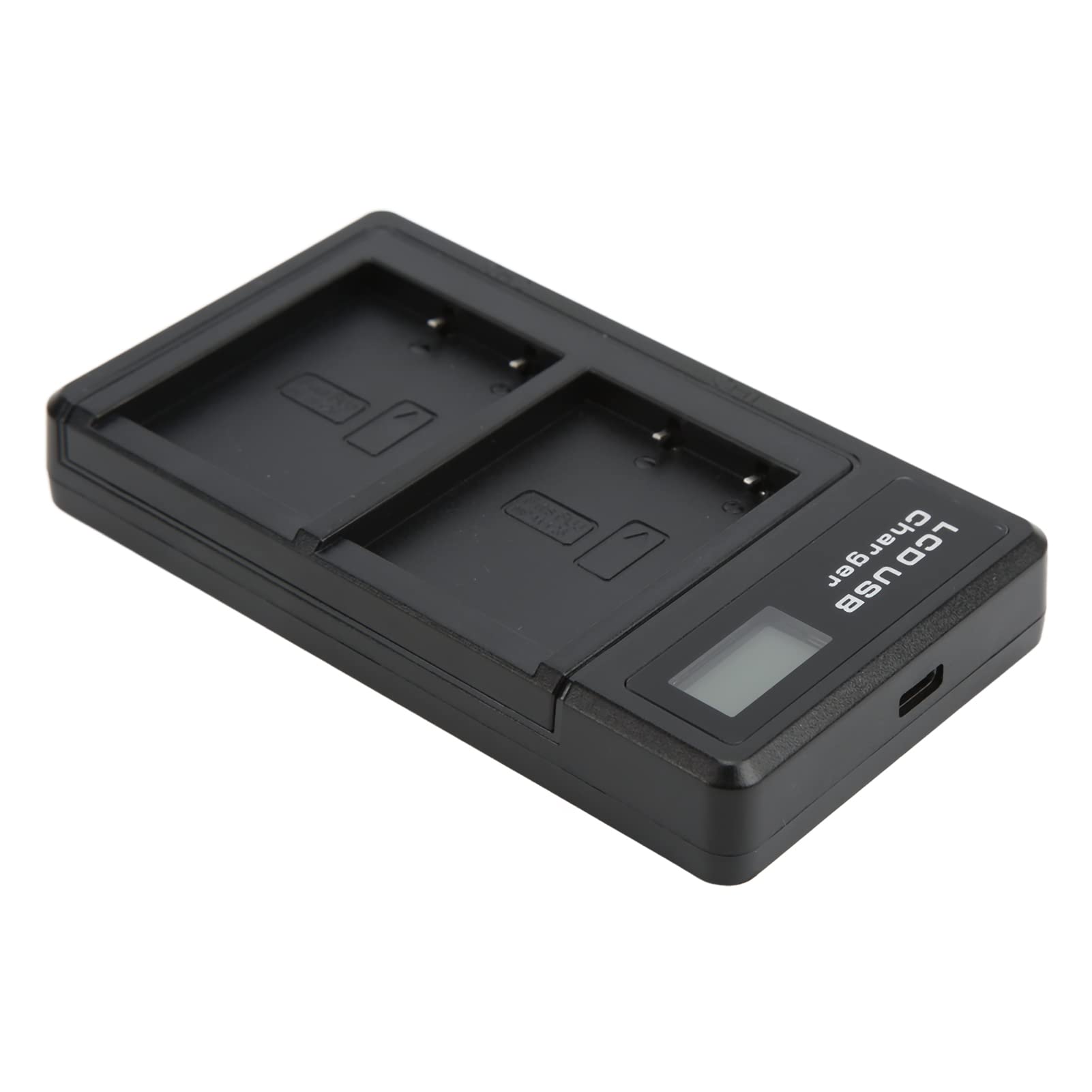 Fast Charging NP-W126 USB Type-C Dual Port LCD Charger with Cable - Perfect for Travel, Home & Office Mobile Device Charging