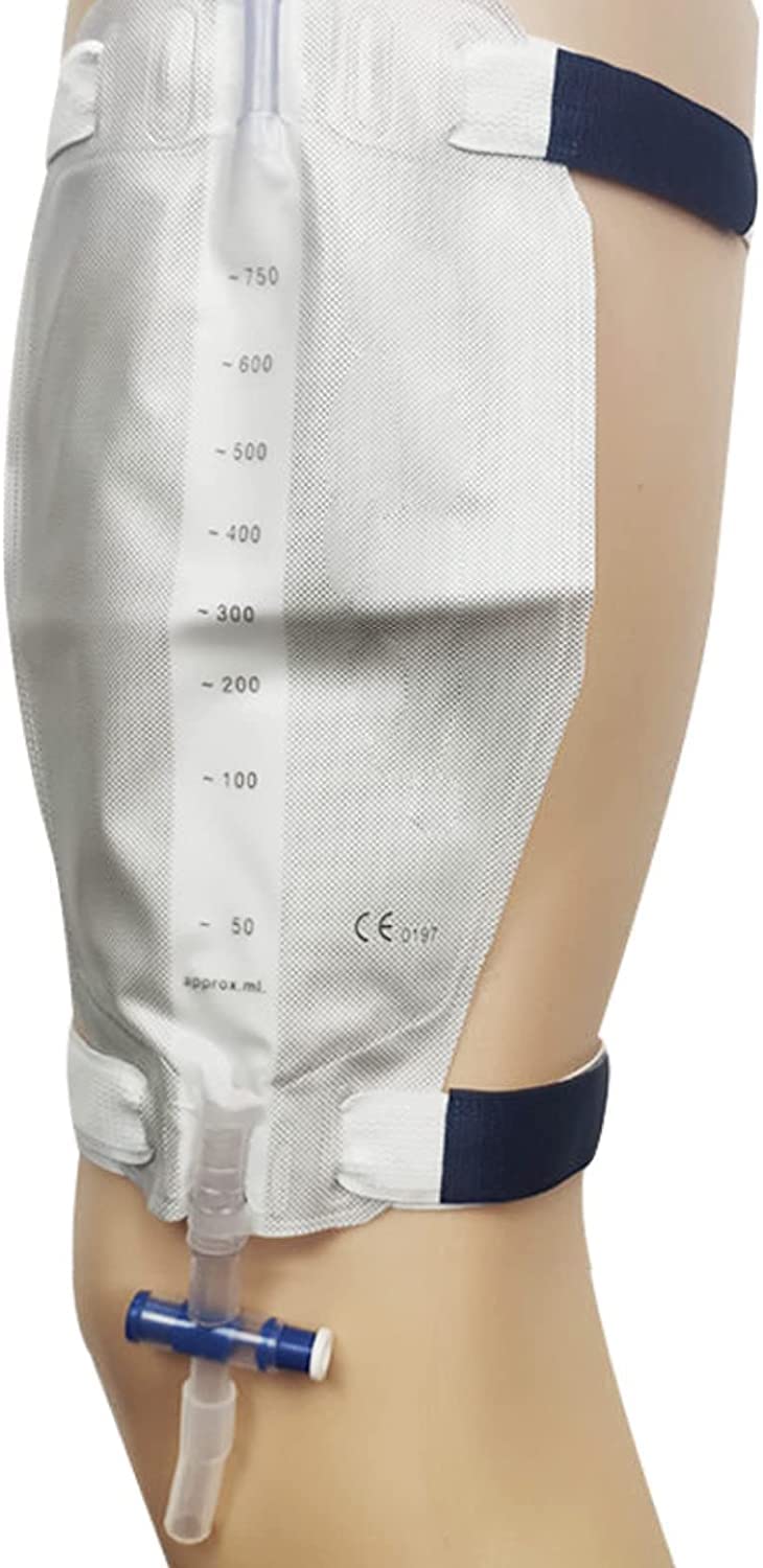 5-Pack Leg Bag Straps for Urine Drainage - Adjustable Catheter Support Straps for Comfort & Security - Ideal for Medical Use, Travel & Daily Activities