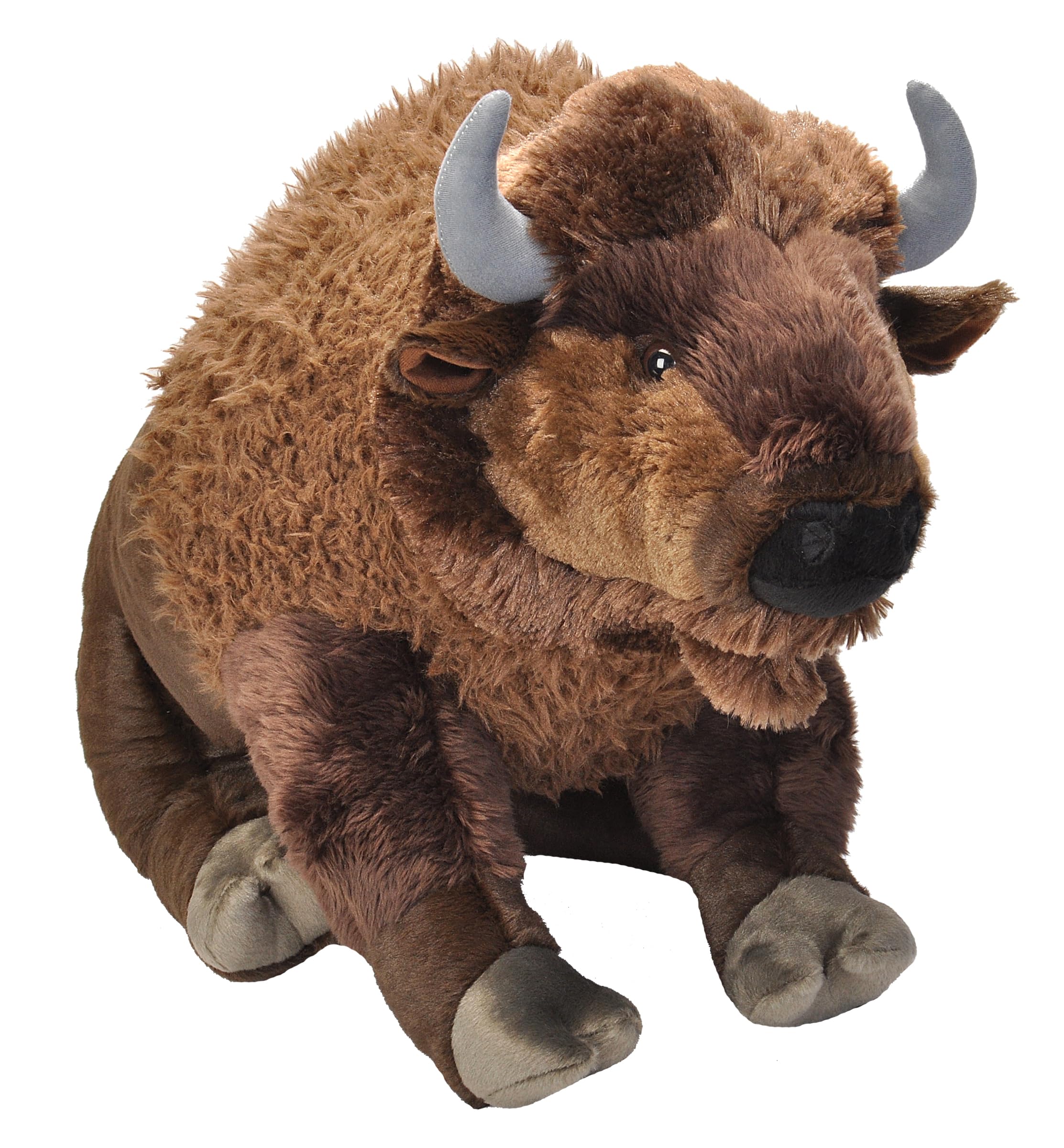 Wild Republic Jumbo Bison Plush Stuffed Animal - 30 Inch Giant Soft Toy for Kids, Perfect Gift for Birthdays & Cuddling | Nursery Decor, Wildlife Lovers Gift, Bedtime Companion