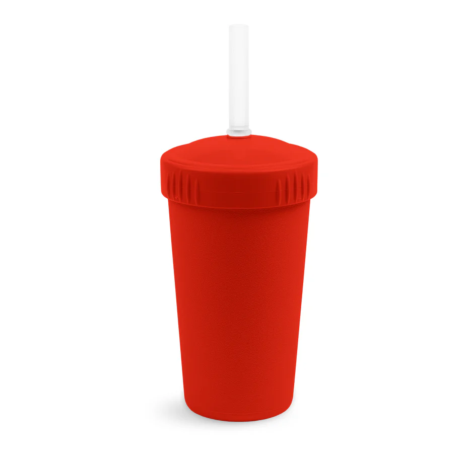 RePlay Straw Cup with No Pull Out Silicone Straw - Leak Proof Sippy Cup for Toddlers - BPA Free Kids Drinking Cup for Home, Travel & Daycare