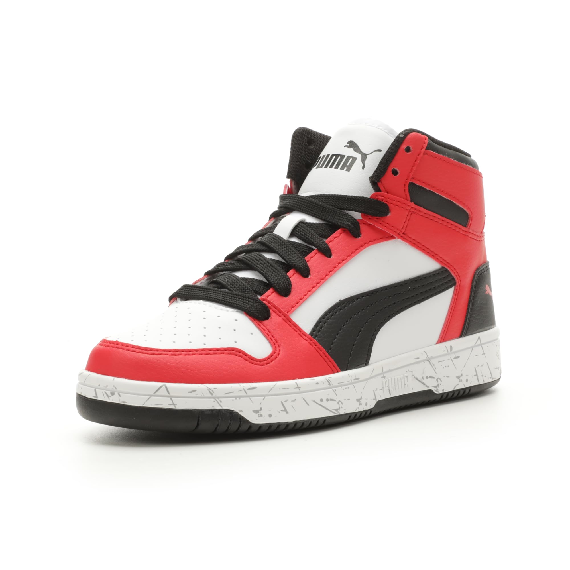 PUMA Unisex Kids Rebound Layup Sneakers - Lightweight Basketball Shoes for Boys & Girls - Perfect for School, Sports & Casual Wear