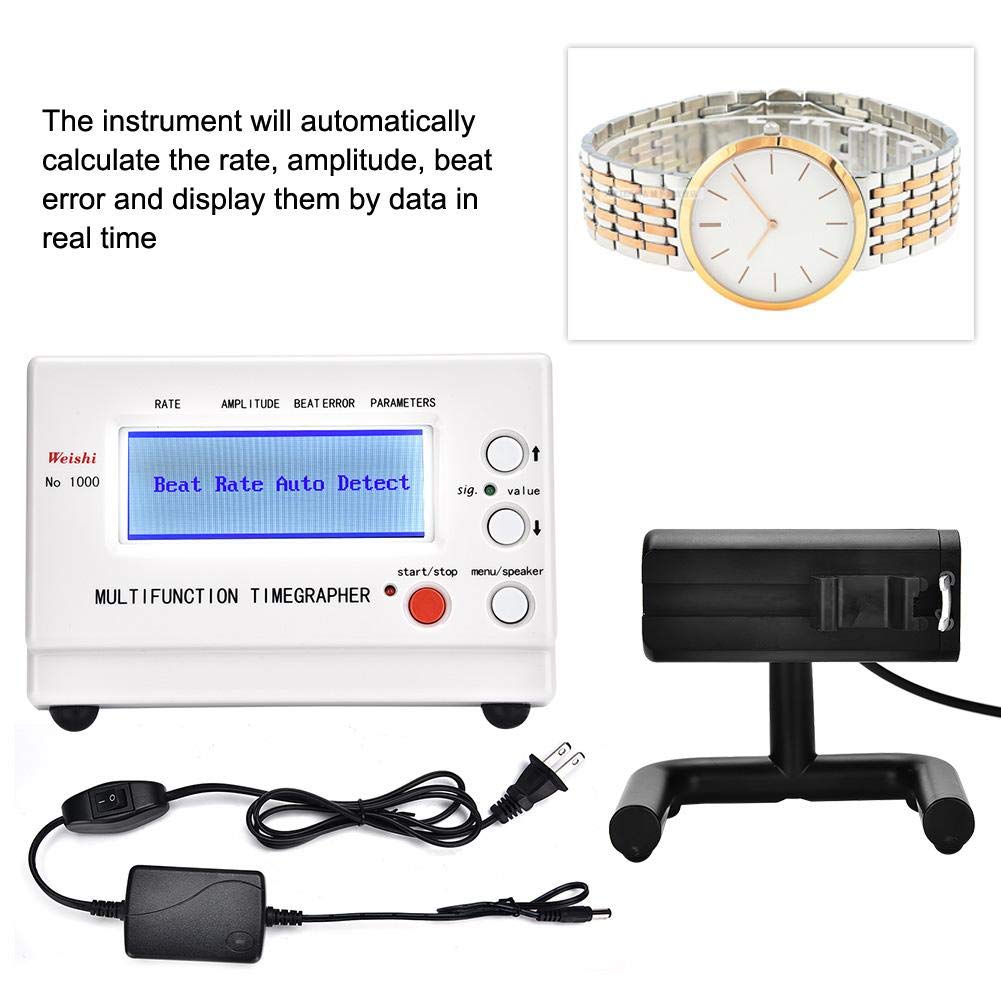 Professional Jadpes Mechanical Timegrapher - Multifunctional Watch Tester & Timing Machine for Mechanical Watches (90-240V) | Perfect for Watchmakers, Jewelers & Repair Shops