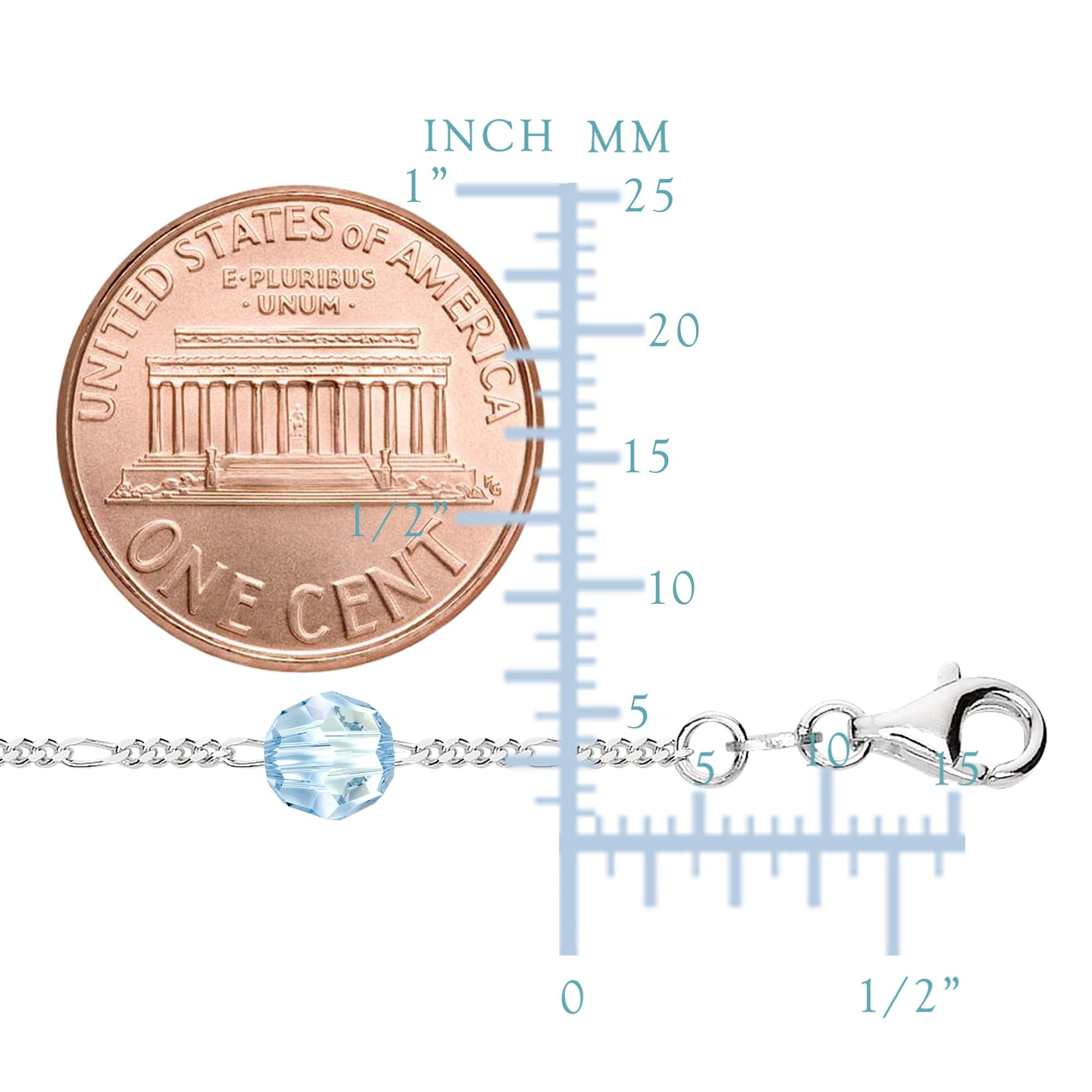 Blue Synthetic Resin Bead Chain Anklet in Sterling Silver - Stylish Bohemian Ankle Bracelet for Women, Perfect for Beach Parties & Summer Fashion Accessories