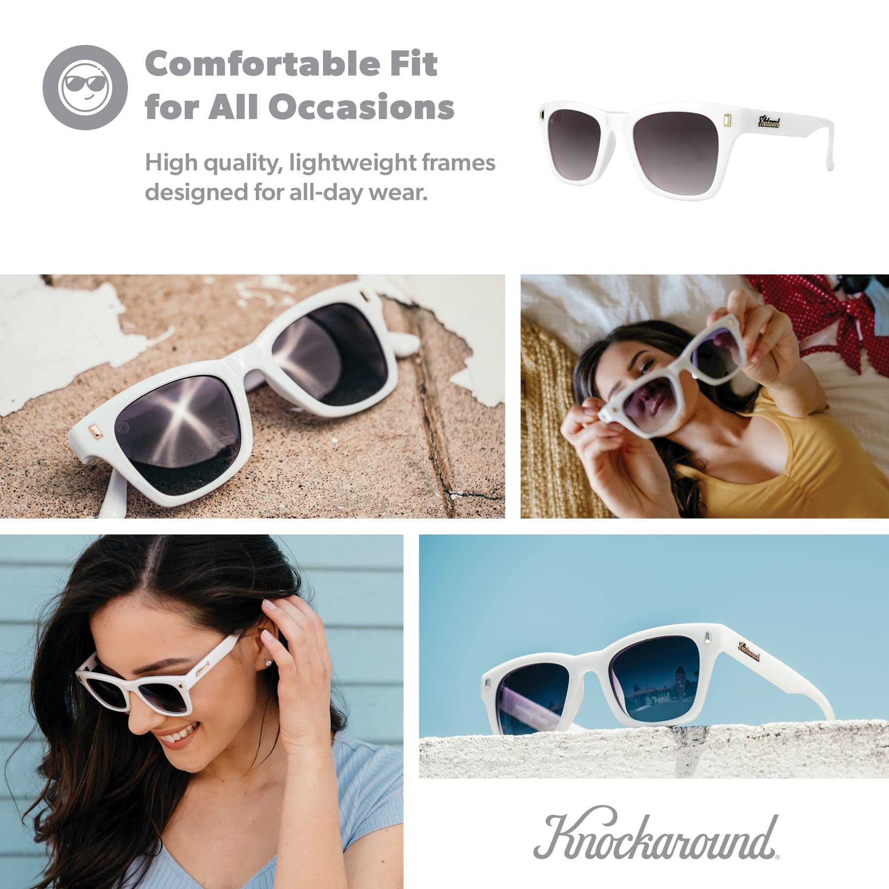Knockaround Seventy Nines Polarized Sunglasses for Men & Women - UV400 Protection, Classic Aviator Style - Perfect for Driving, Beach & Outdoor Activities