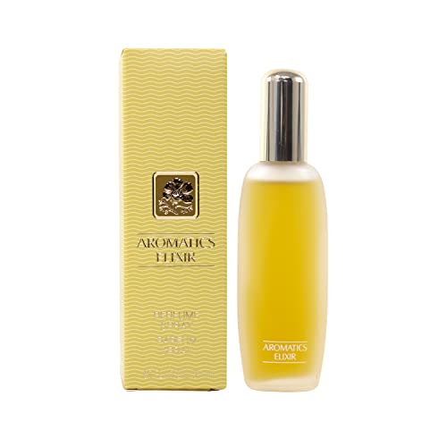 Clinique Aromatics Elixir Eau de Parfum Spray 0.85 oz for Women - Floral Woody Fragrance for Day & Night Wear, Date Nights & Special Occasions