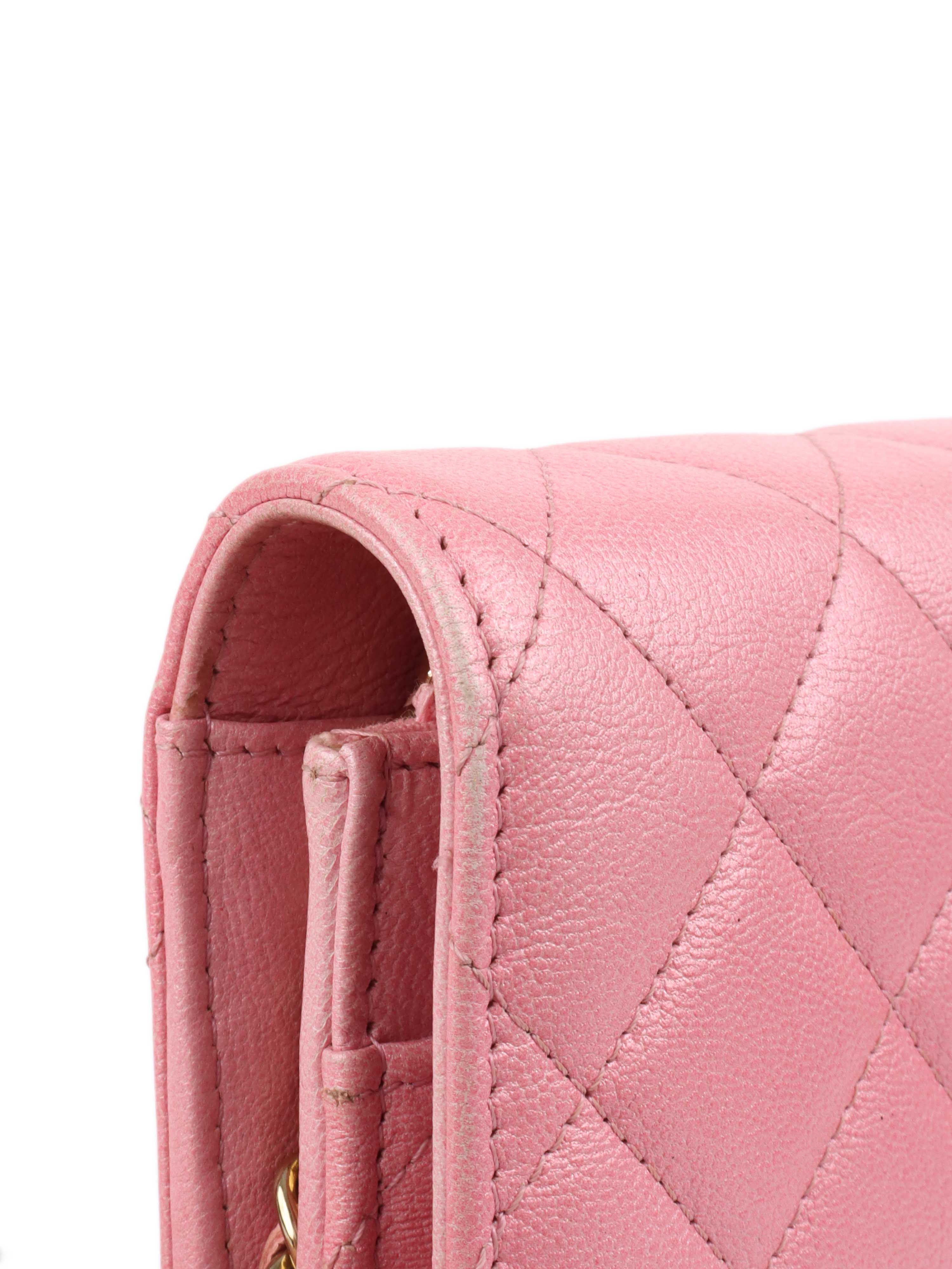 Chanel Light Pink Wallet on Chain - Stylish Crossbody Bag for Women | Perfect for Parties, Dates & Everyday Use