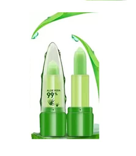 Aloe Vera Lip Balm with Soothing Gel - Hydrating & Moisturizing for Dry, Chapped Lips - Perfect for Winter, Outdoor Activities & Daily Lip Care