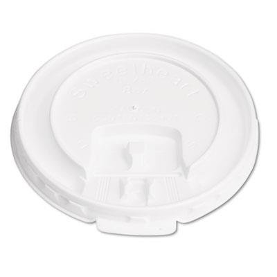 Solo Liftback & Lock Tab Cup Lids for Foam Cups - 10 Pack | Secure Leak-Proof Design for Hot/Cold Beverages | Perfect for Coffee Shops, Restaurants & Takeout Services