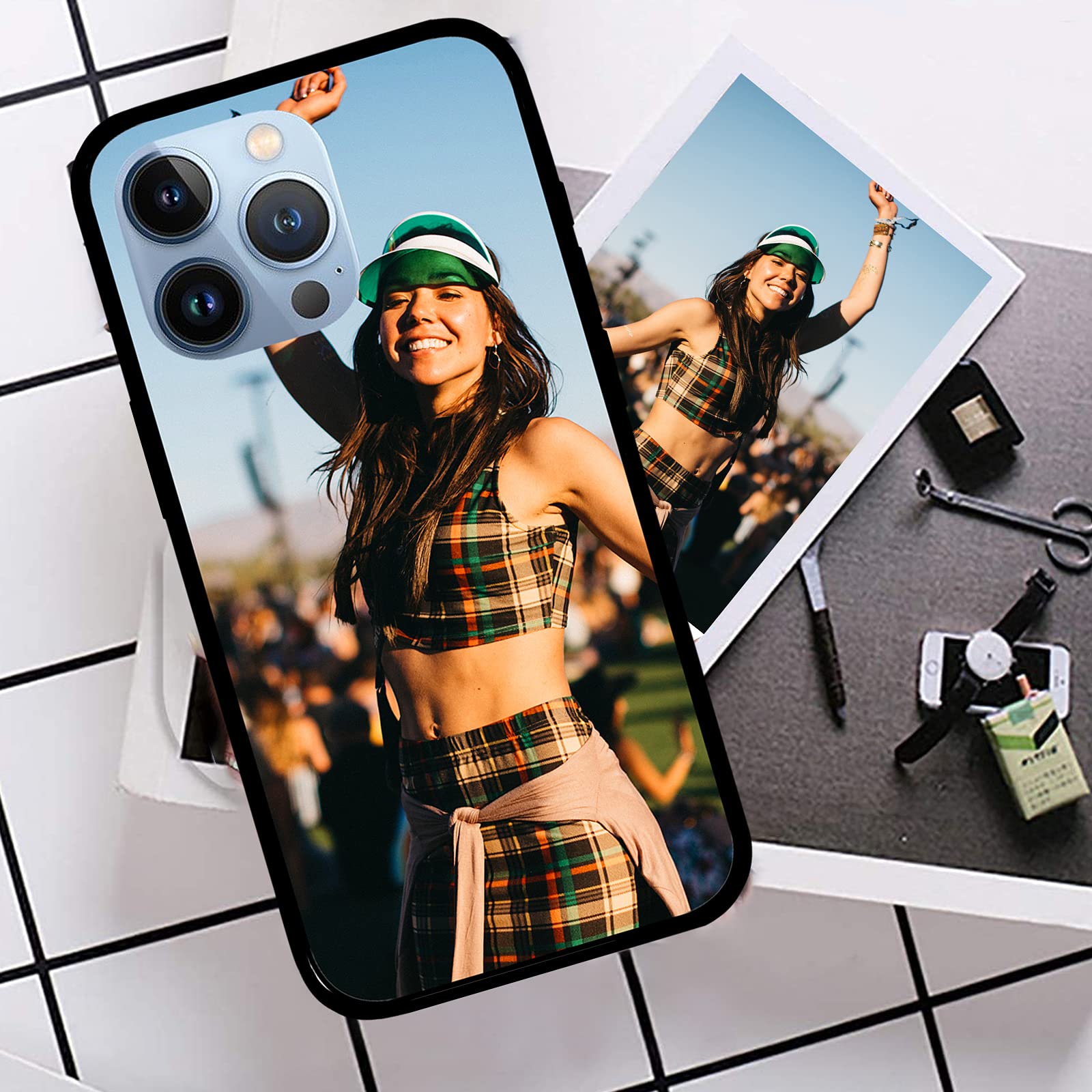 Custom Photo iPhone 13 Pro Case - Personalized Picture Phone Cover for iPhone 13 Pro | Unique Gift for Birthday, Christmas, Valentine's Day (Friends, Family, Dad, Mom) | Perfect for Everyday Use & Special Occasions