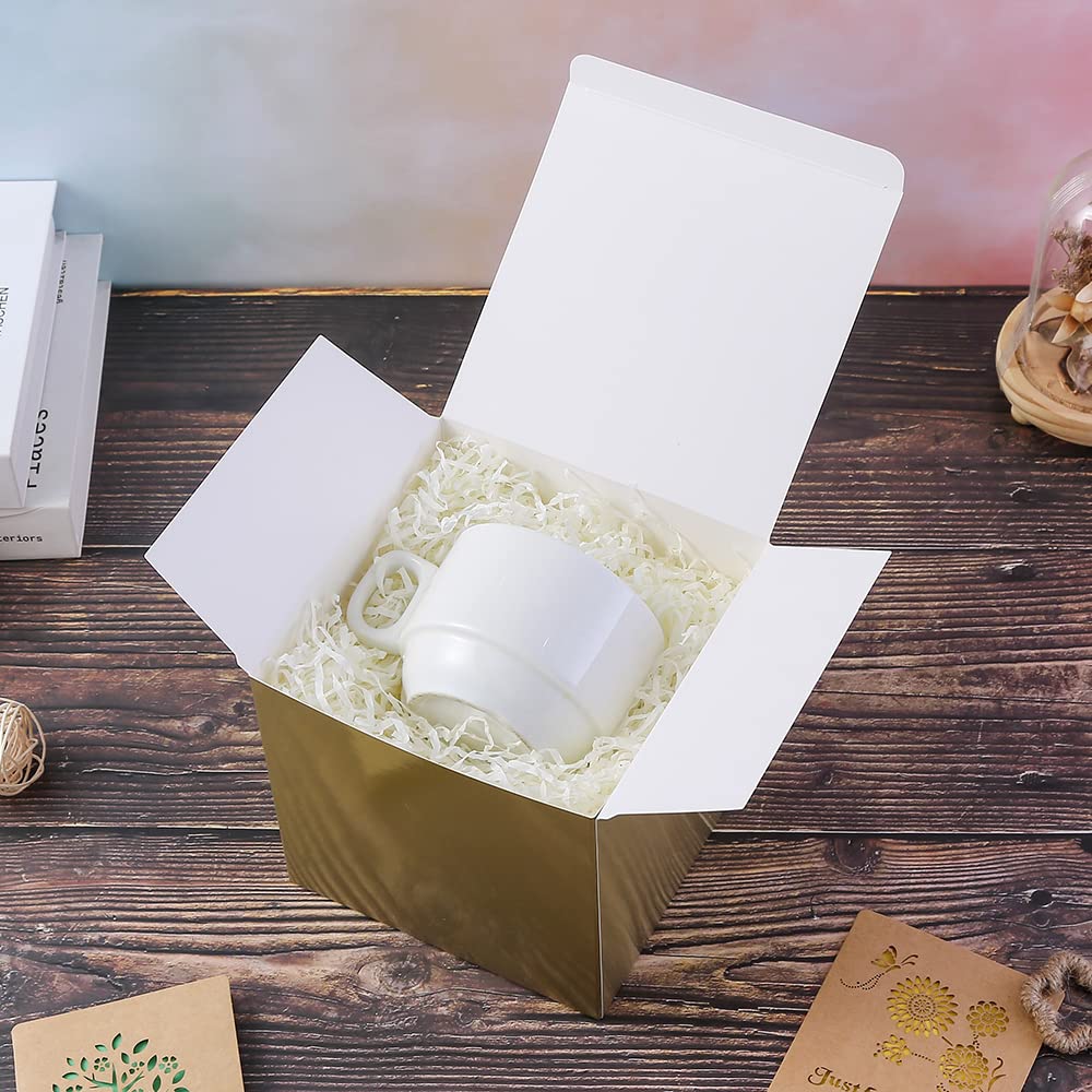 Ezek 12-Pack Square Gift Boxes for Birthdays, Weddings & Holidays - Elegant Present Packaging for All Giving Occasions