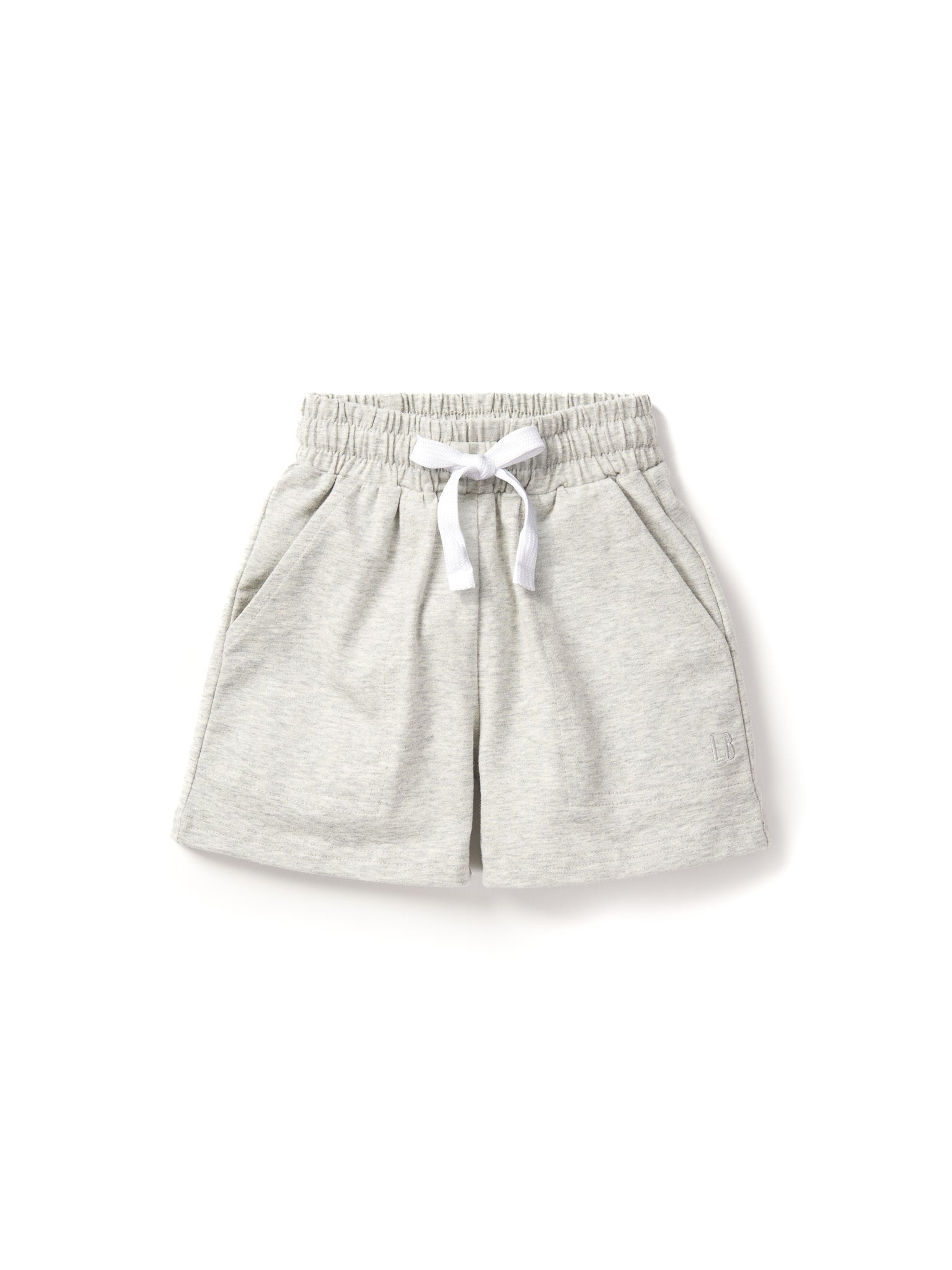 Stitch Pocket Jersey Shorts - Light Heather Grey | Comfortable Casual Wear for Men & Women | Perfect for Summer, Gym, Lounge & Everyday Outfits