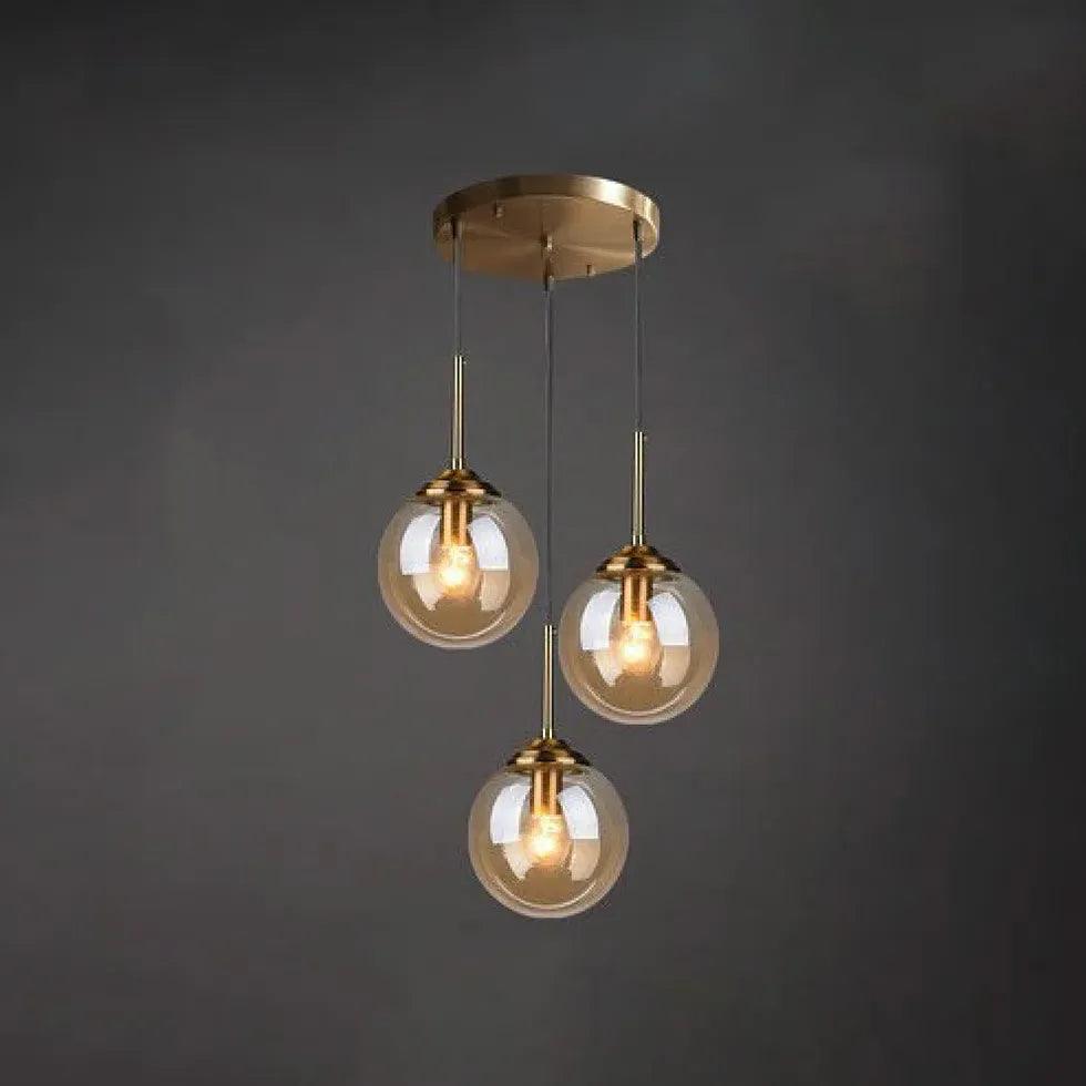 Modern Semi-Transparent Glass Single Bulb Minimalist Pendant Light - Perfect for Kitchen Island, Dining Room, or Bedroom Lighting
