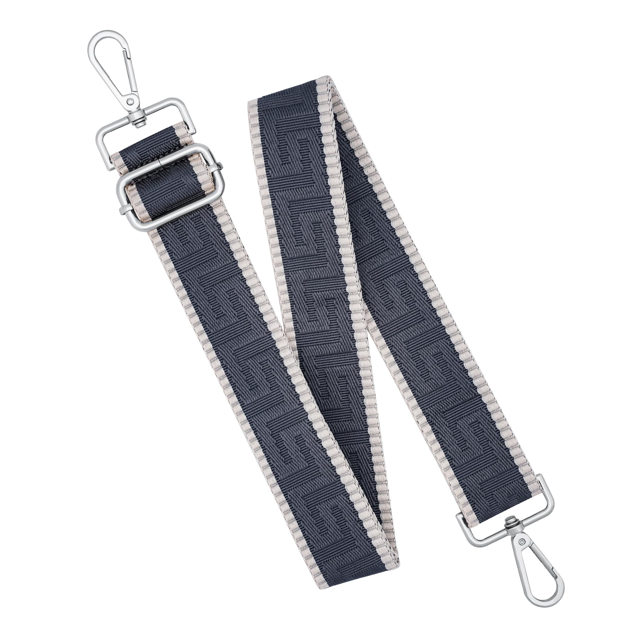 Silver Hardware Purse Strap - Adjustable Crossbody Shoulder Strap Replacement for Handbags & Purses | Perfect for Everyday Use, Travel & Fashion Accessories