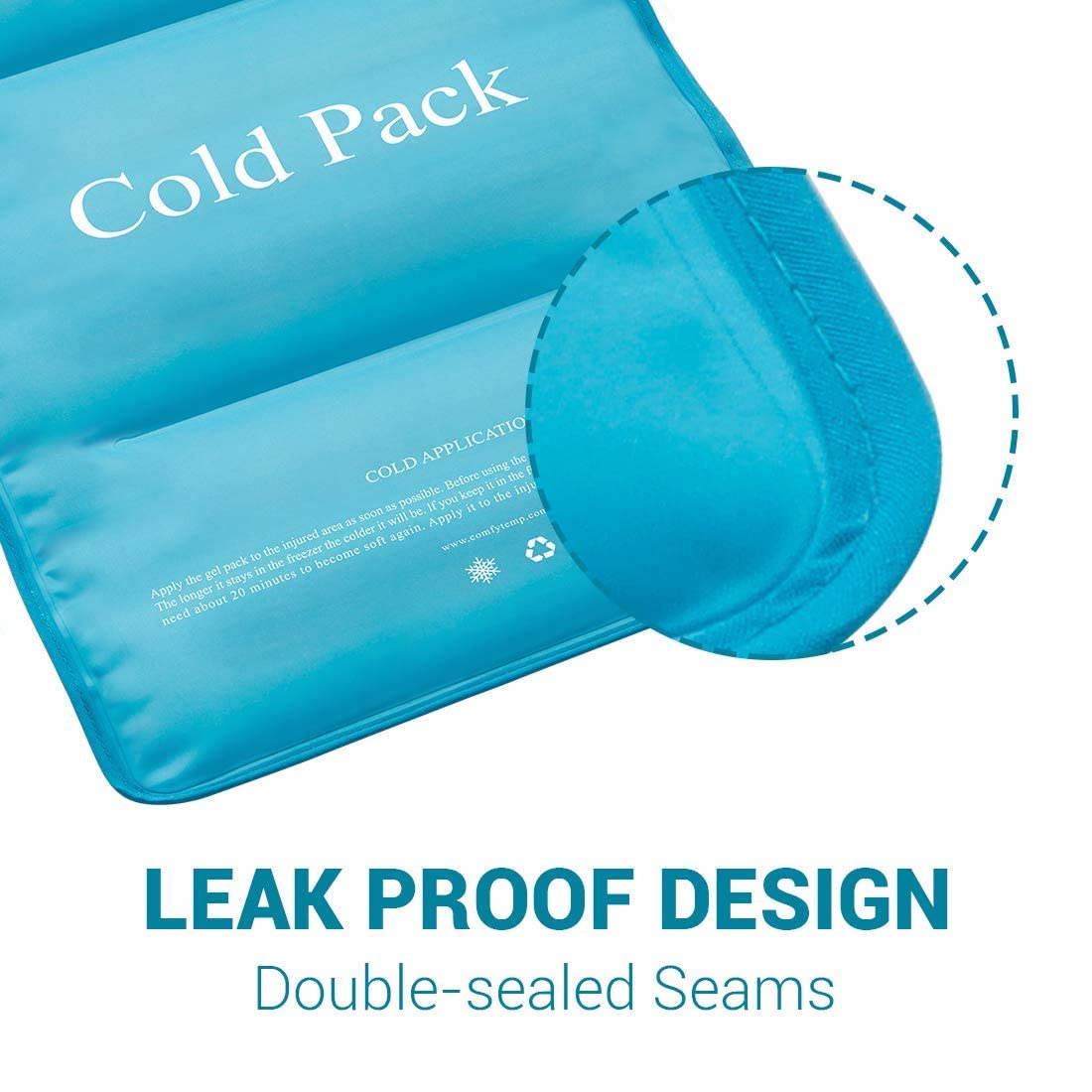 Comfytemp Large Ice Pack for Back Pain Relief - 13.5