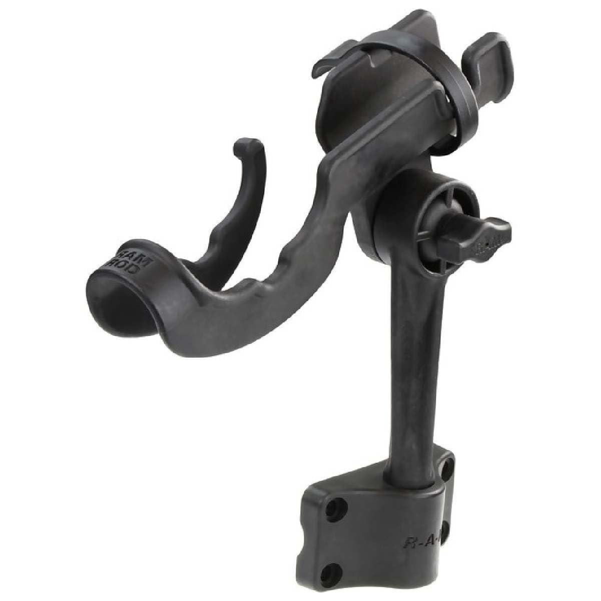 RAM Unpackaged Rod 2000 Holder with Bulkhead Mount - Durable Fishing Gear Organizer