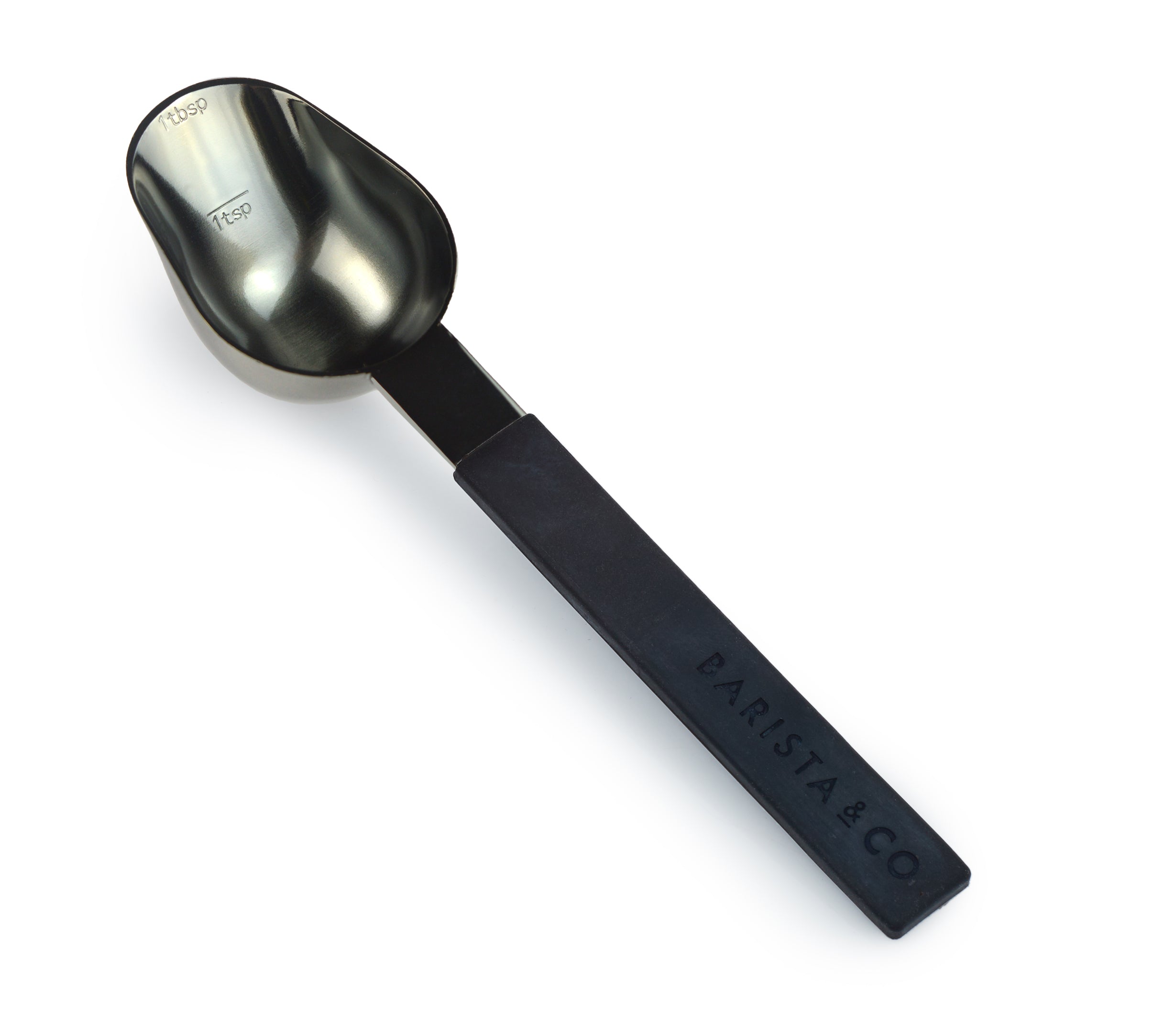 BARISTA & CO Premium Stainless Steel Coffee Measuring Spoon - Perfect for Espresso, French Press & Pour Over Brewing at Home or Café