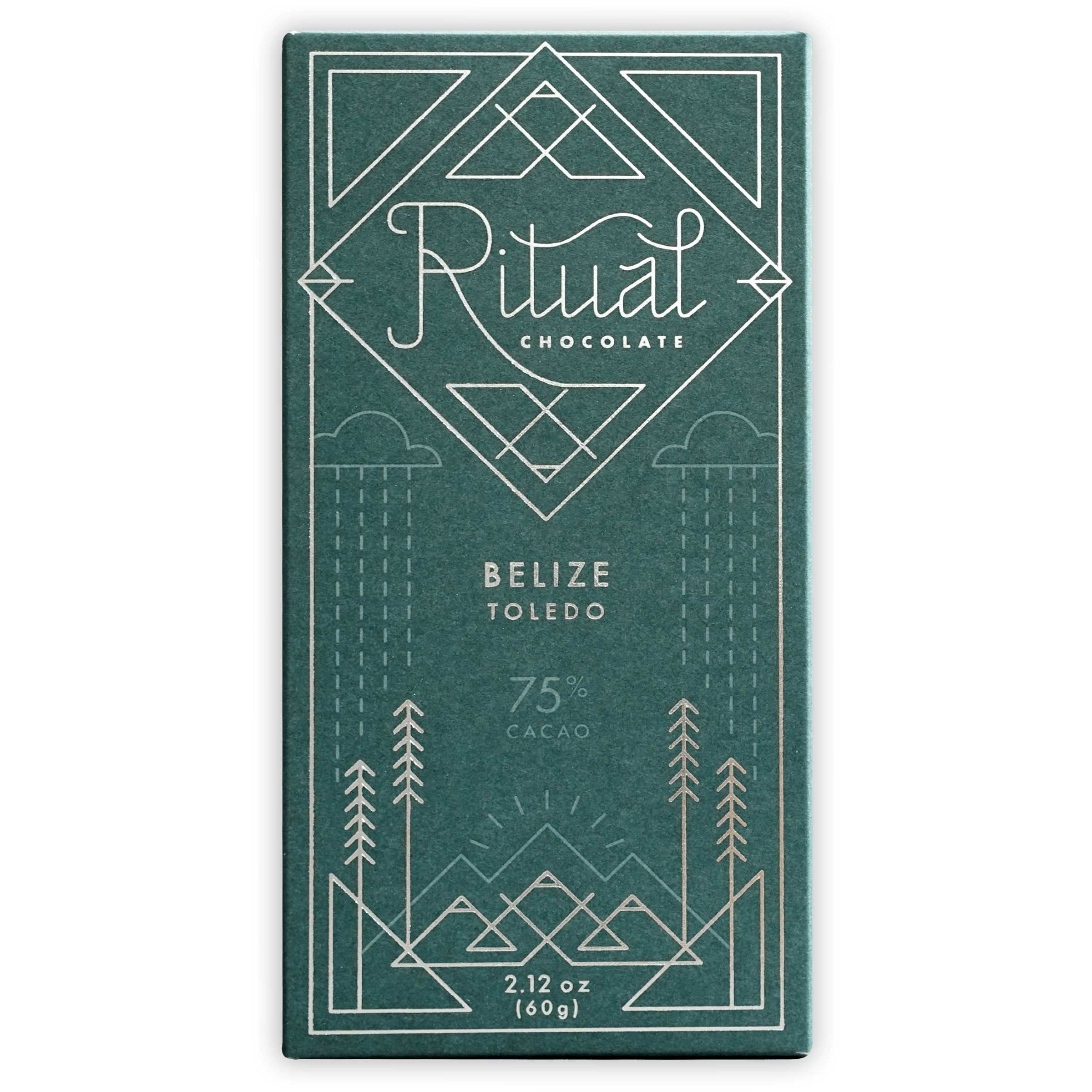 Ritual Belize 75% Dark Chocolate Bar - Premium Organic Vegan Chocolate for Baking, Gifting & Healthy Snacking - Perfect for Desserts, Coffee Pairing & Gourmet Treats