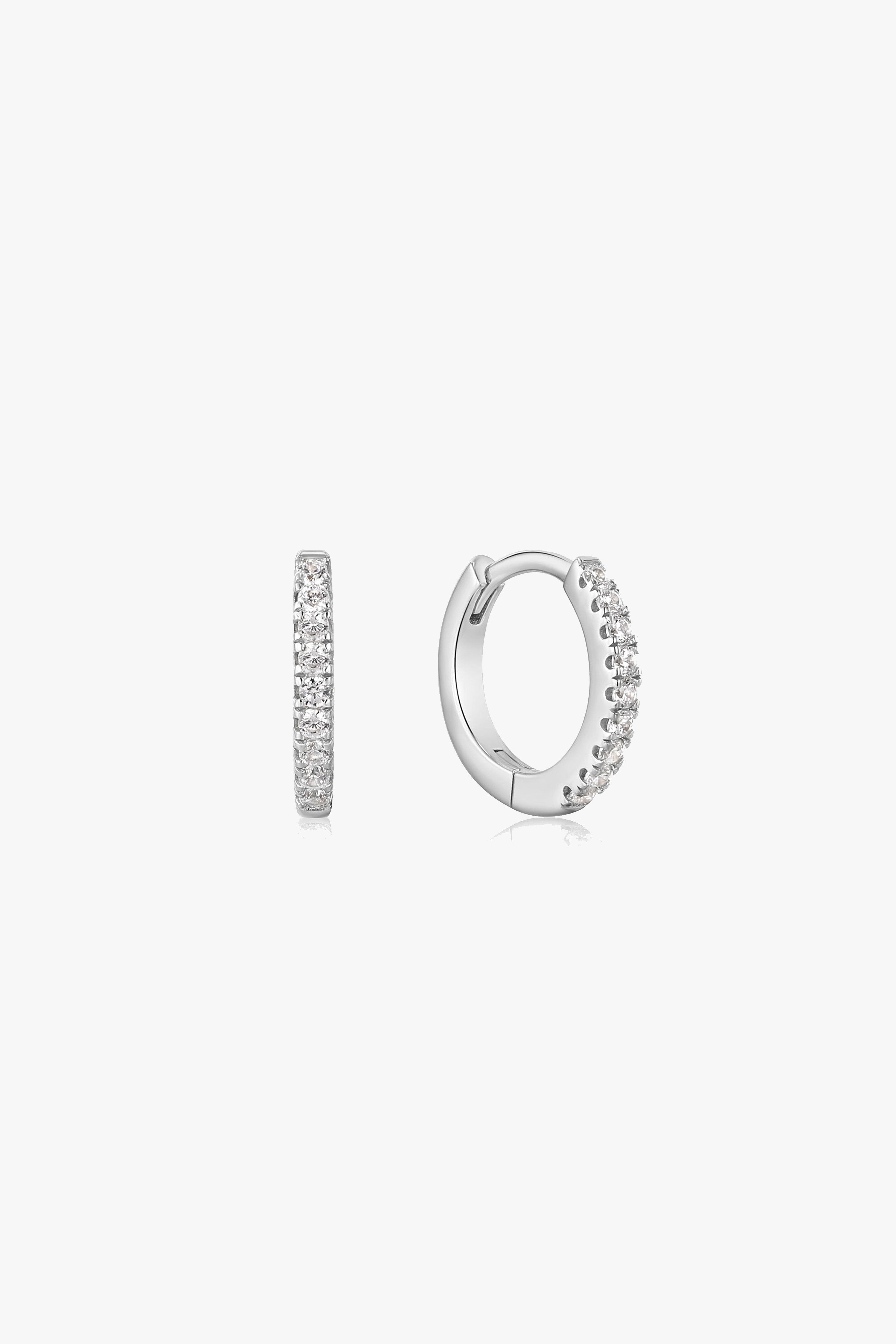 Silver Small Hoop Earrings for Women - Minimalist Dainty Earrings for Everyday Wear | Perfect for Work, Date Night & Casual Outfits