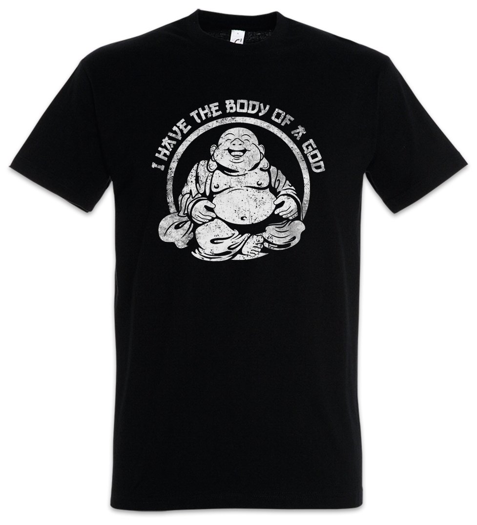 Funny Men's T-Shirt - I Have The Body of A God - Casual Humor Graphic Tee for Gym, Workout & Everyday Wear