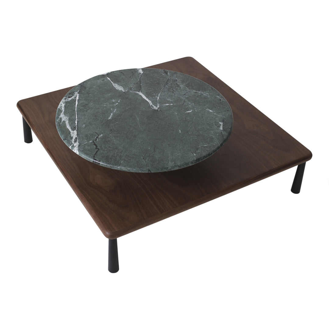 Modern Arc Coffee Table - Mid-Century Design, Solid Wood, Minimalist Living Room Furniture for Small Spaces - Perfect for Apartments, Lofts & Cozy Homes