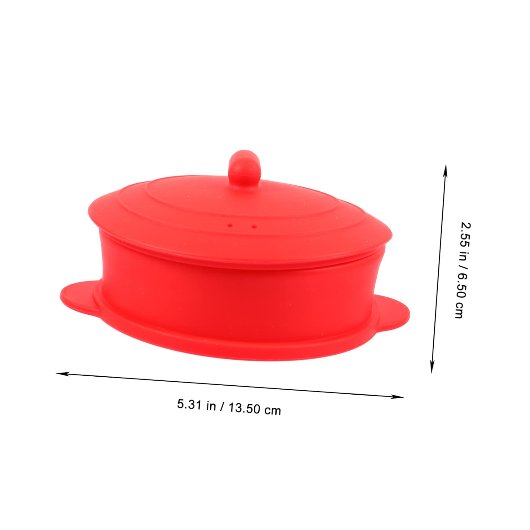 Minkissy 2 Pack Silicone Wax Warmer Replacement Pots - Mini Removable Waxing Bowls for Hair Removal, DIY Waxing, and Beauty Salon Use - Red Wax Warmer Accessories for Home & Professional Waxing