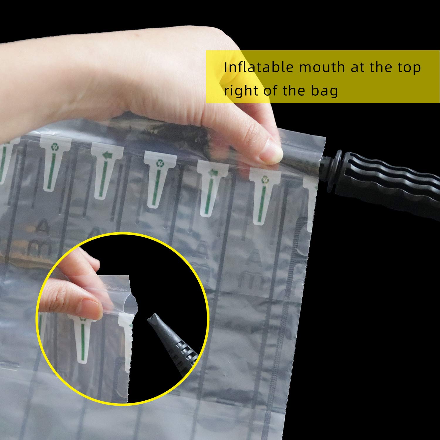 50 Pack Wine Bottle Protectors - Reusable Inflatable Bubble Bags for Safe Travel & Shipping | Perfect for Wine Transport, Moving, and Gift Packaging
